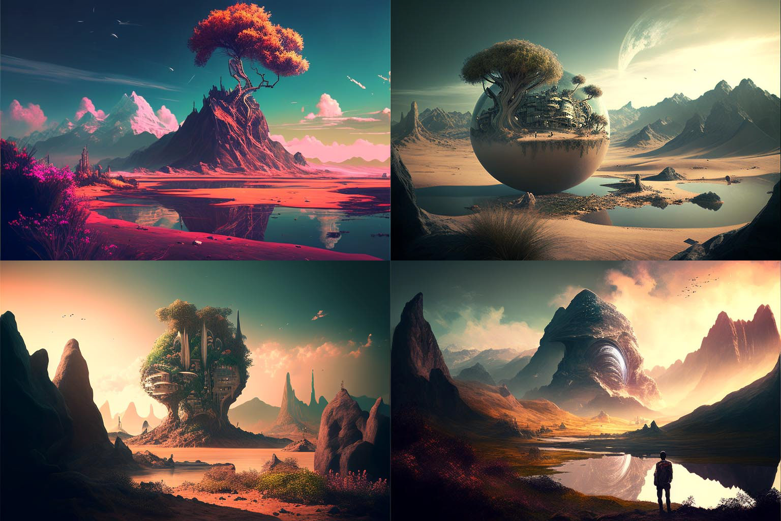 landscape, Daydreampunk