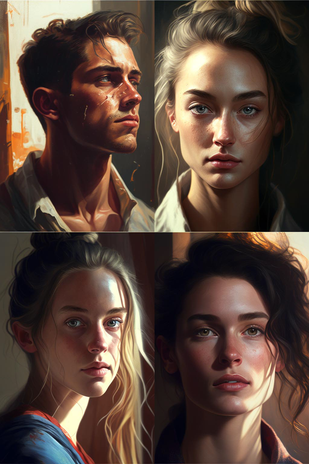 portrait, daylight