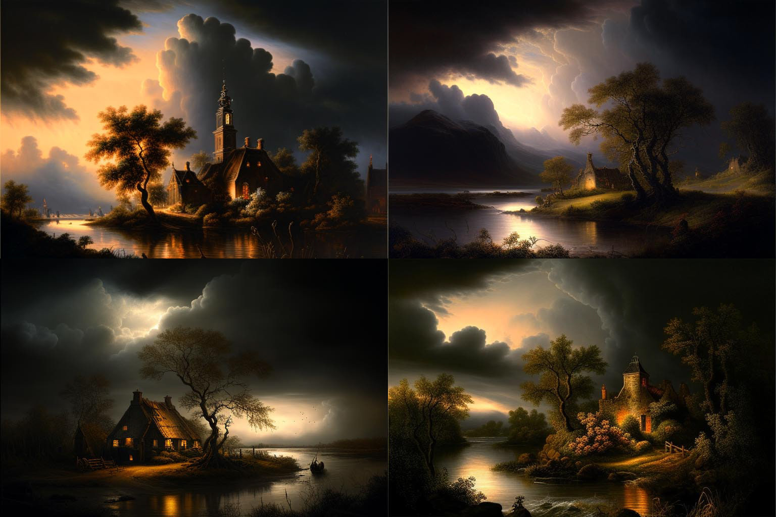 landscape, rembrandt lighting
