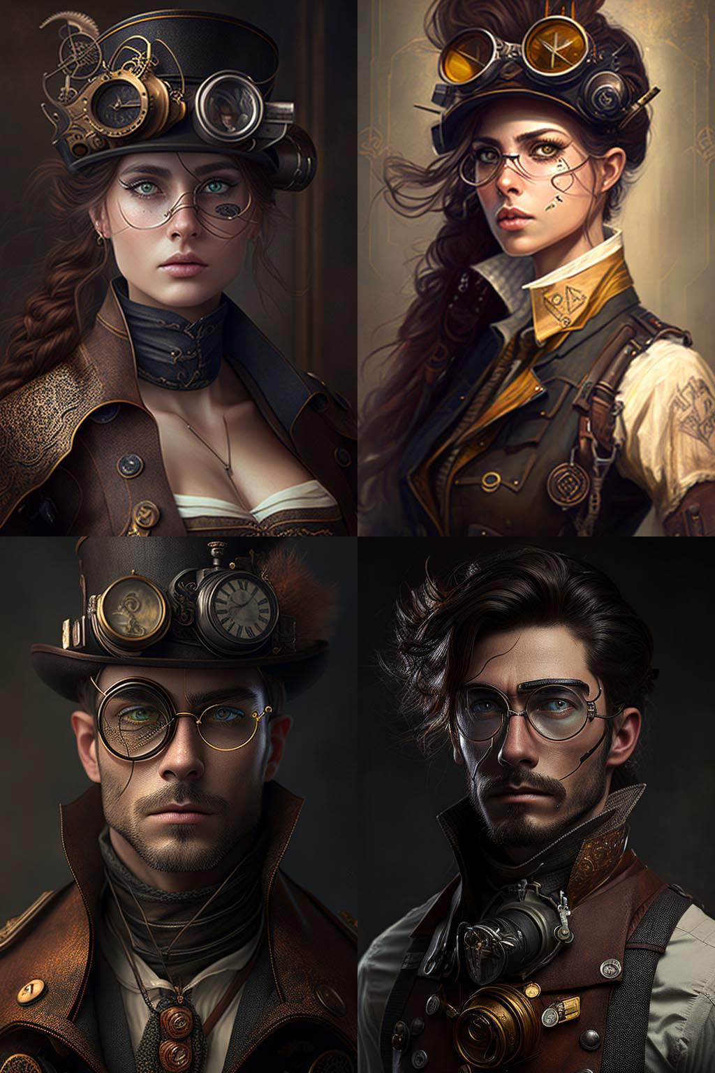 Portrait, steampunk
