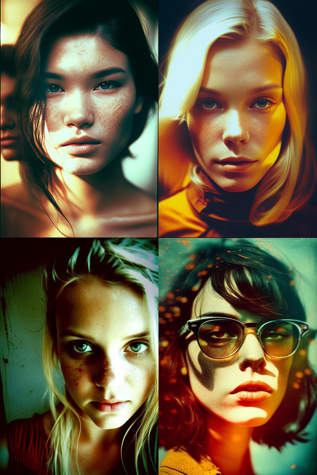Portrait, lomography
