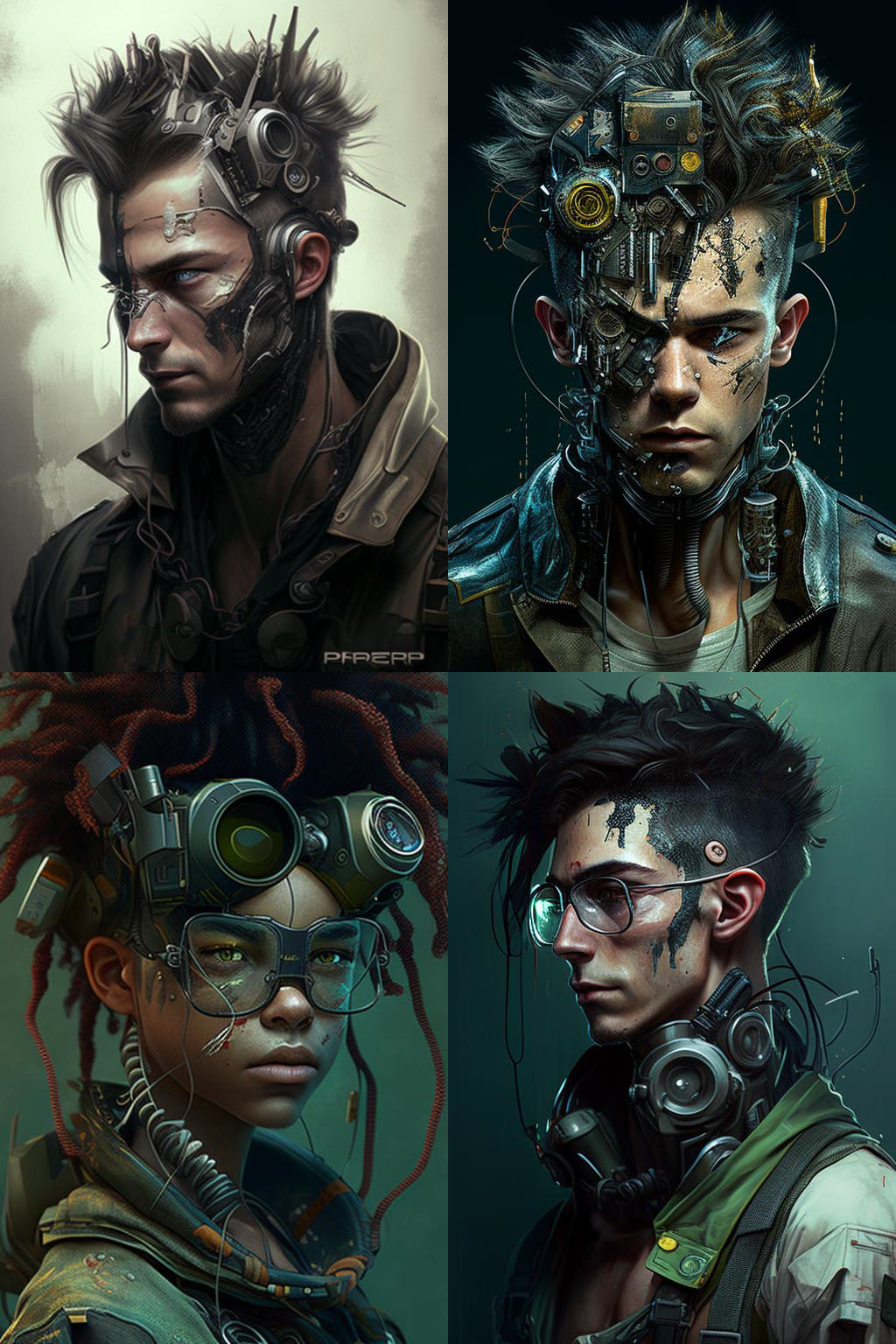 Portrait, Atompunk