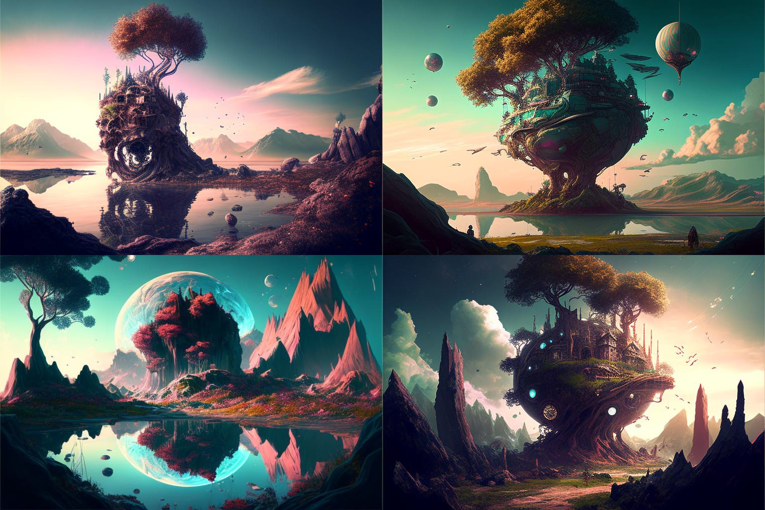 landscape, Magicpunk