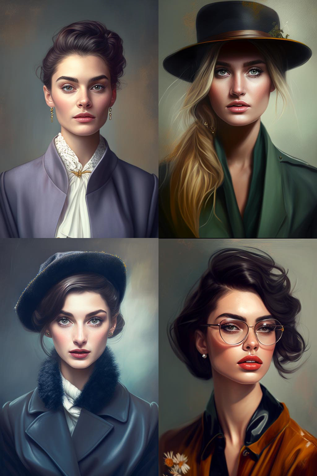 Portrait, Chic fashion style