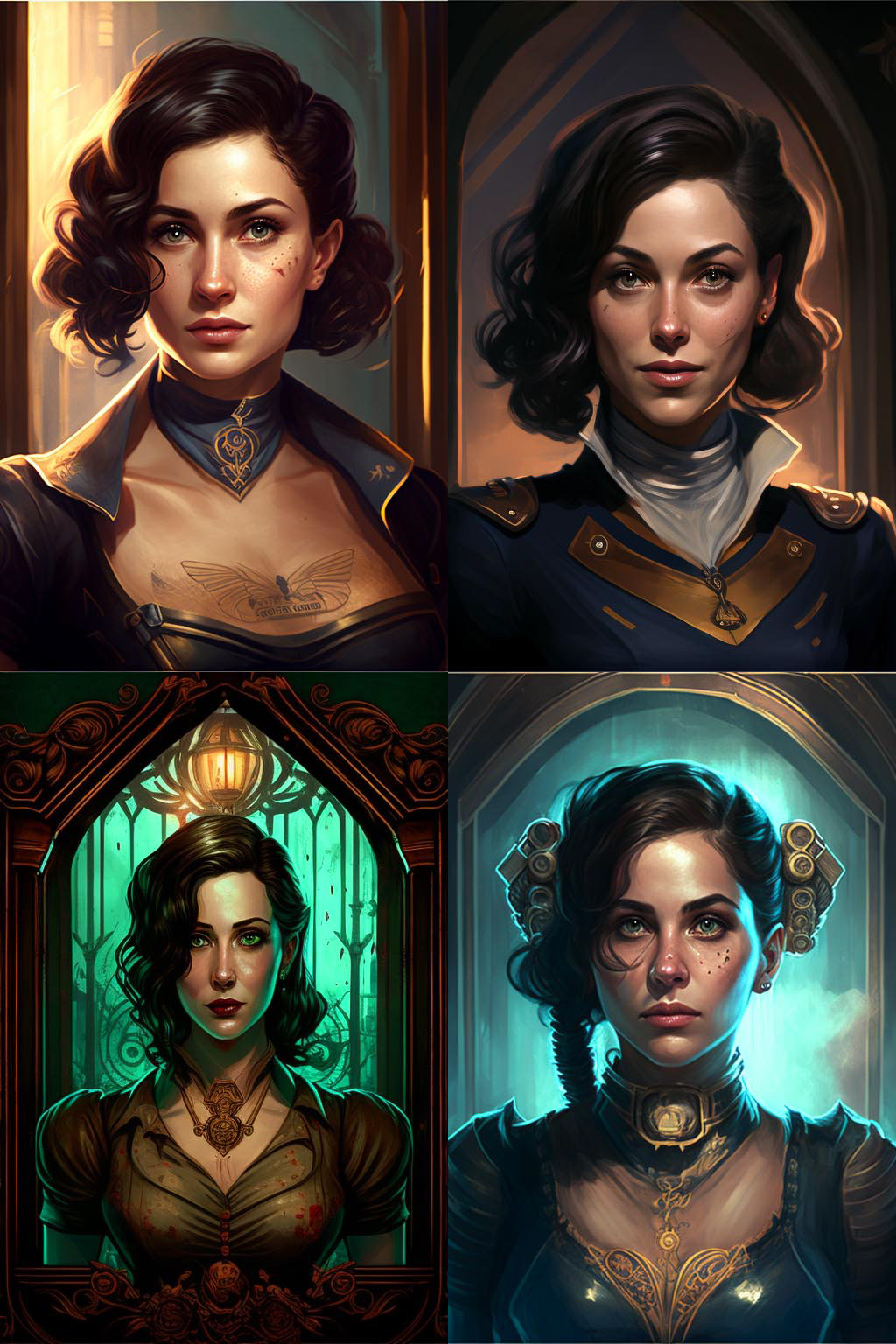 portrait, Bioshock Style