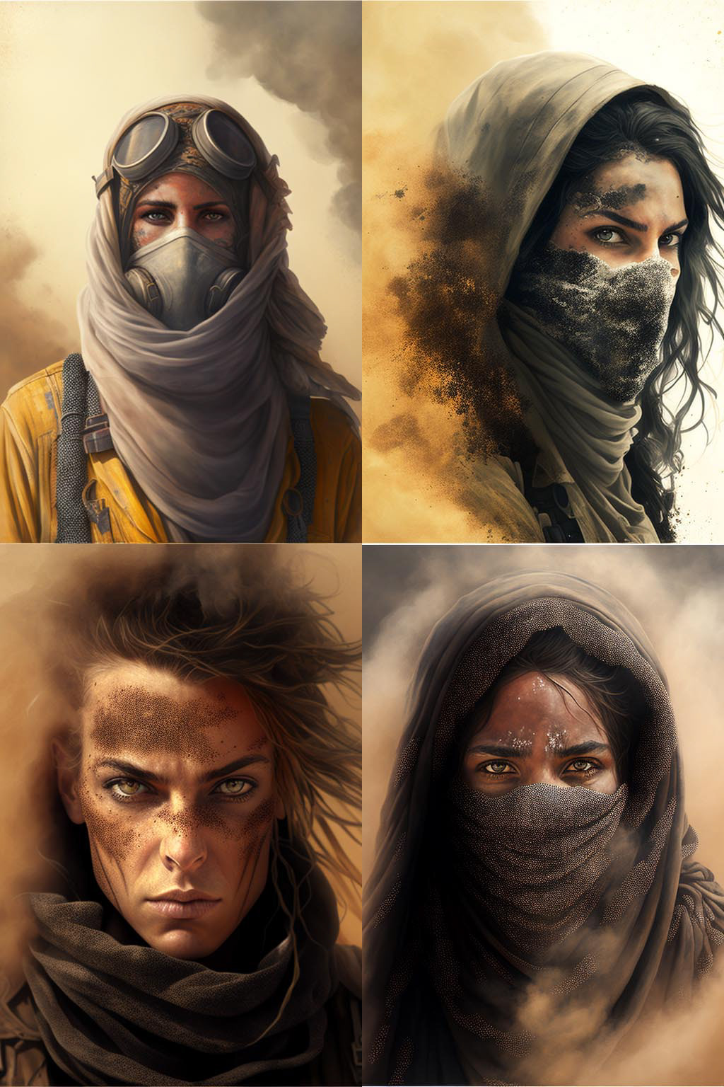 portrait, Sandstorm