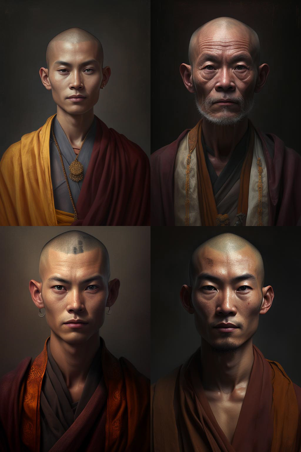 Portrait, Buddhism