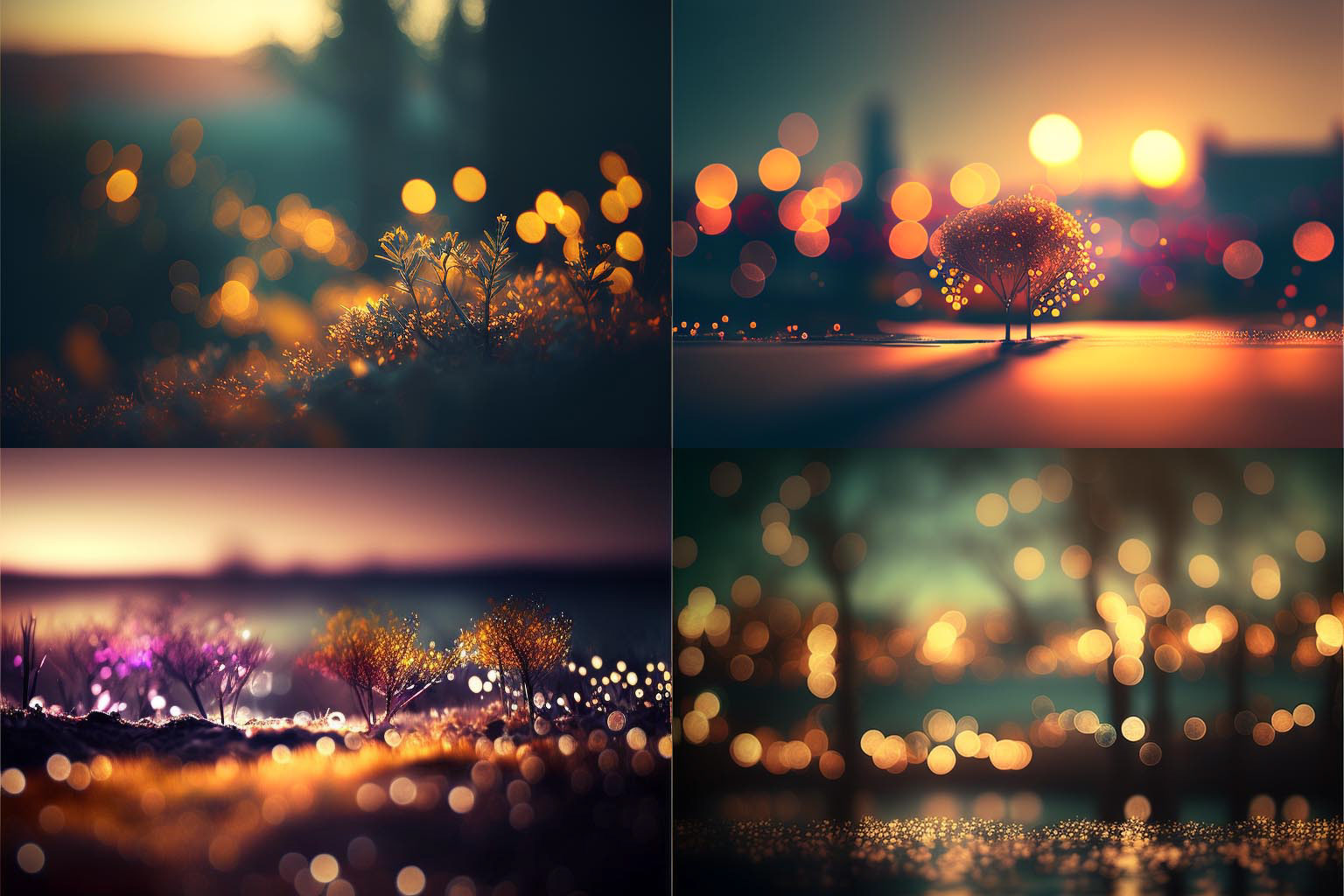 landscape, Bokeh