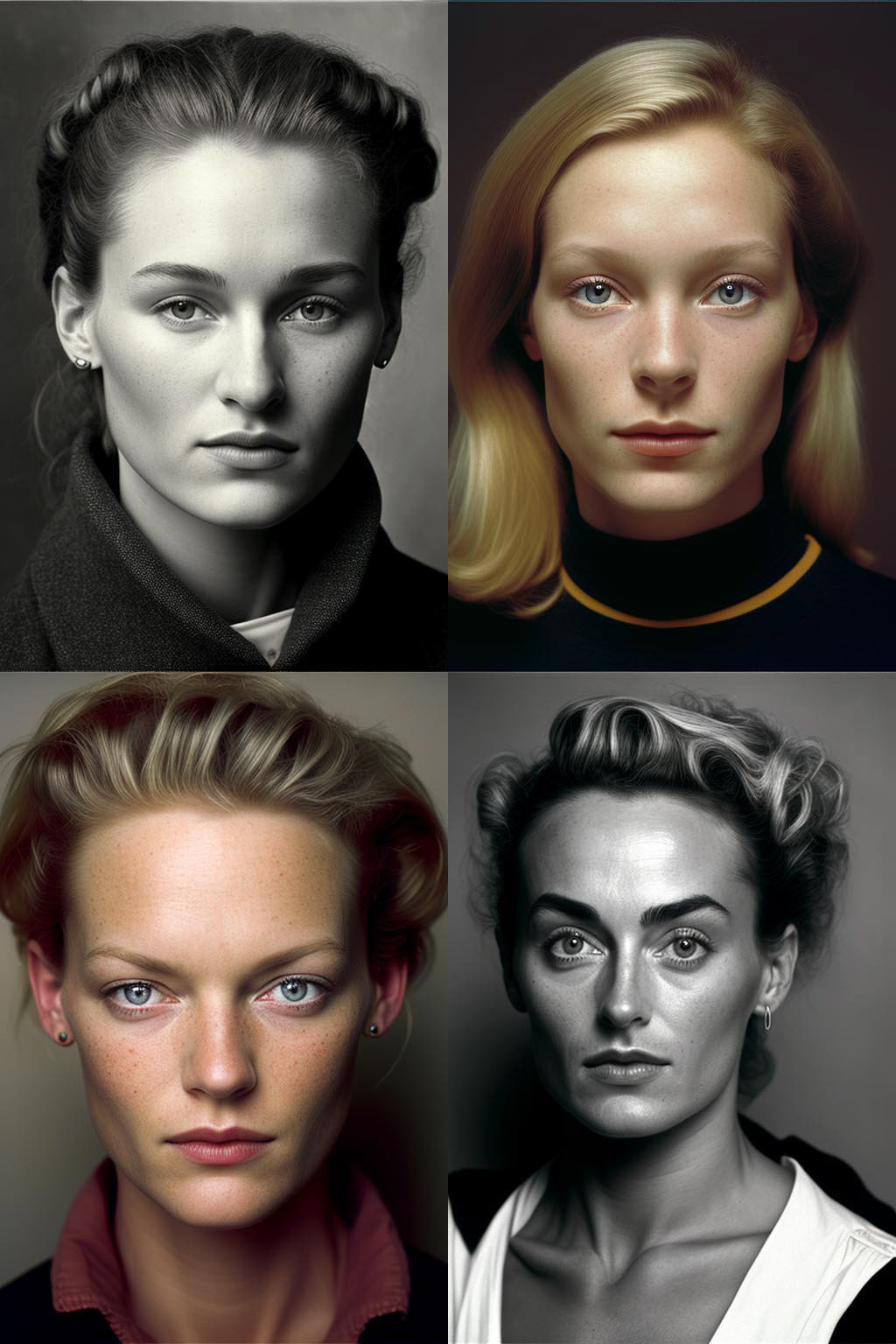 portrait, 1980s photography