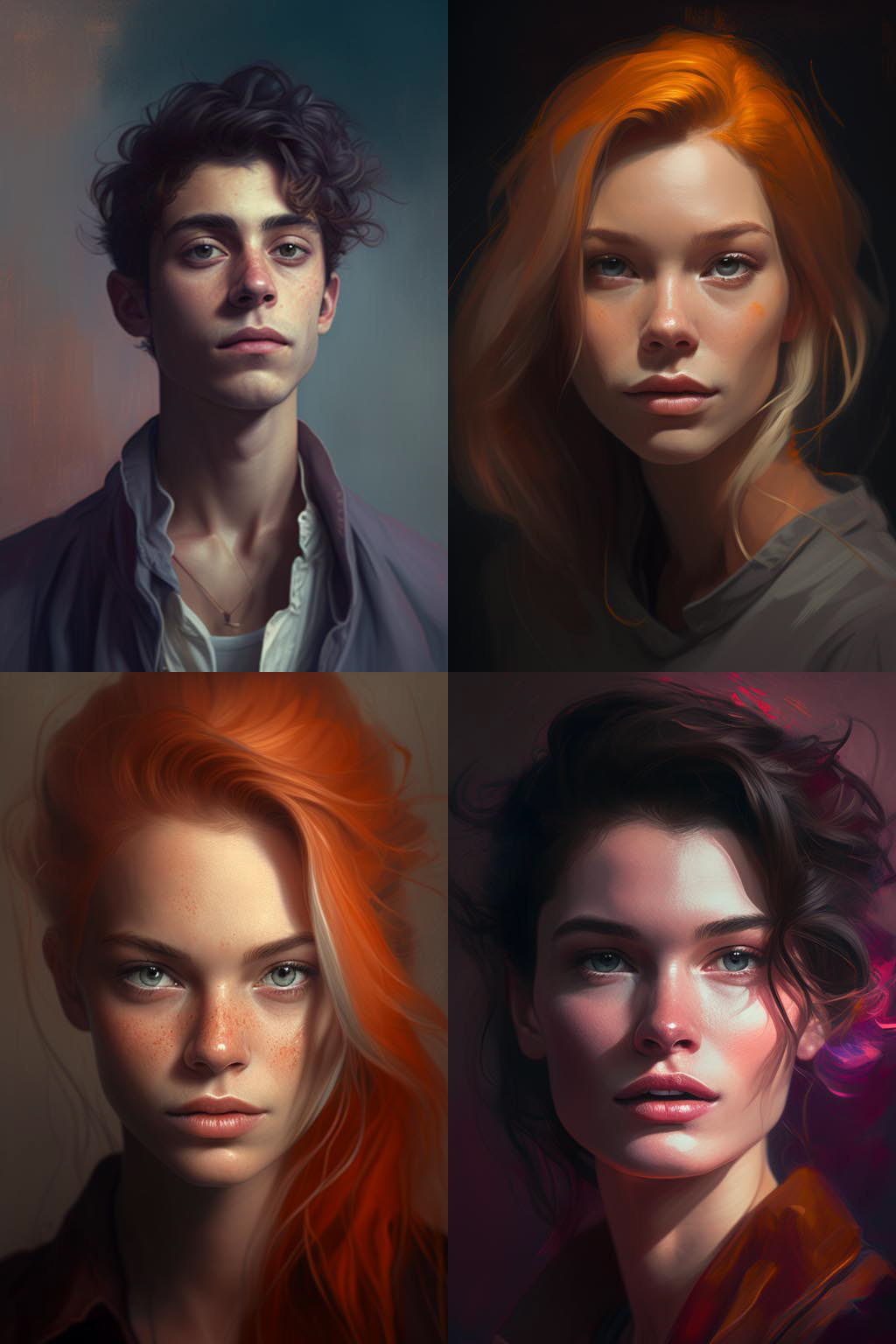 Portrait, Tonal Colors