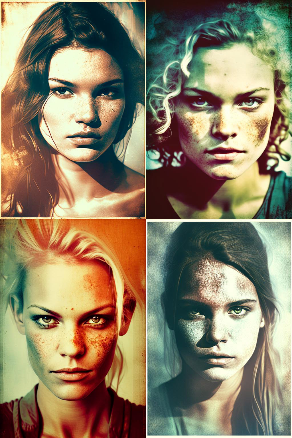 Portrait, Cross processing print