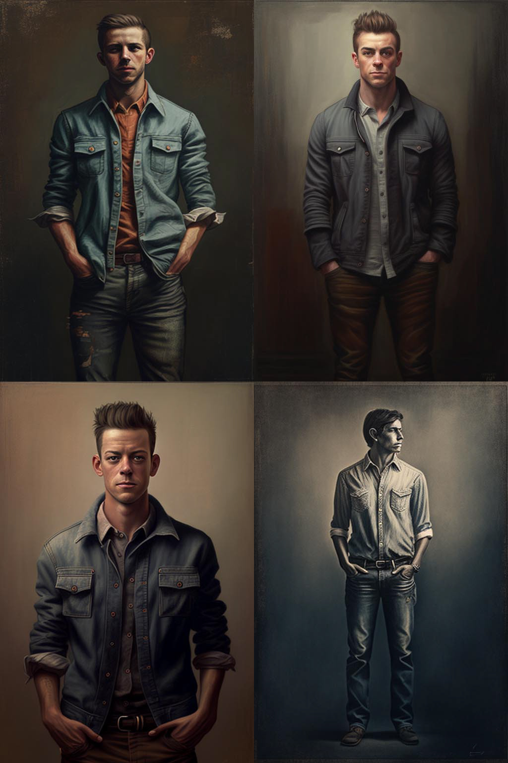 Portrait, Hands in Pockets Pose