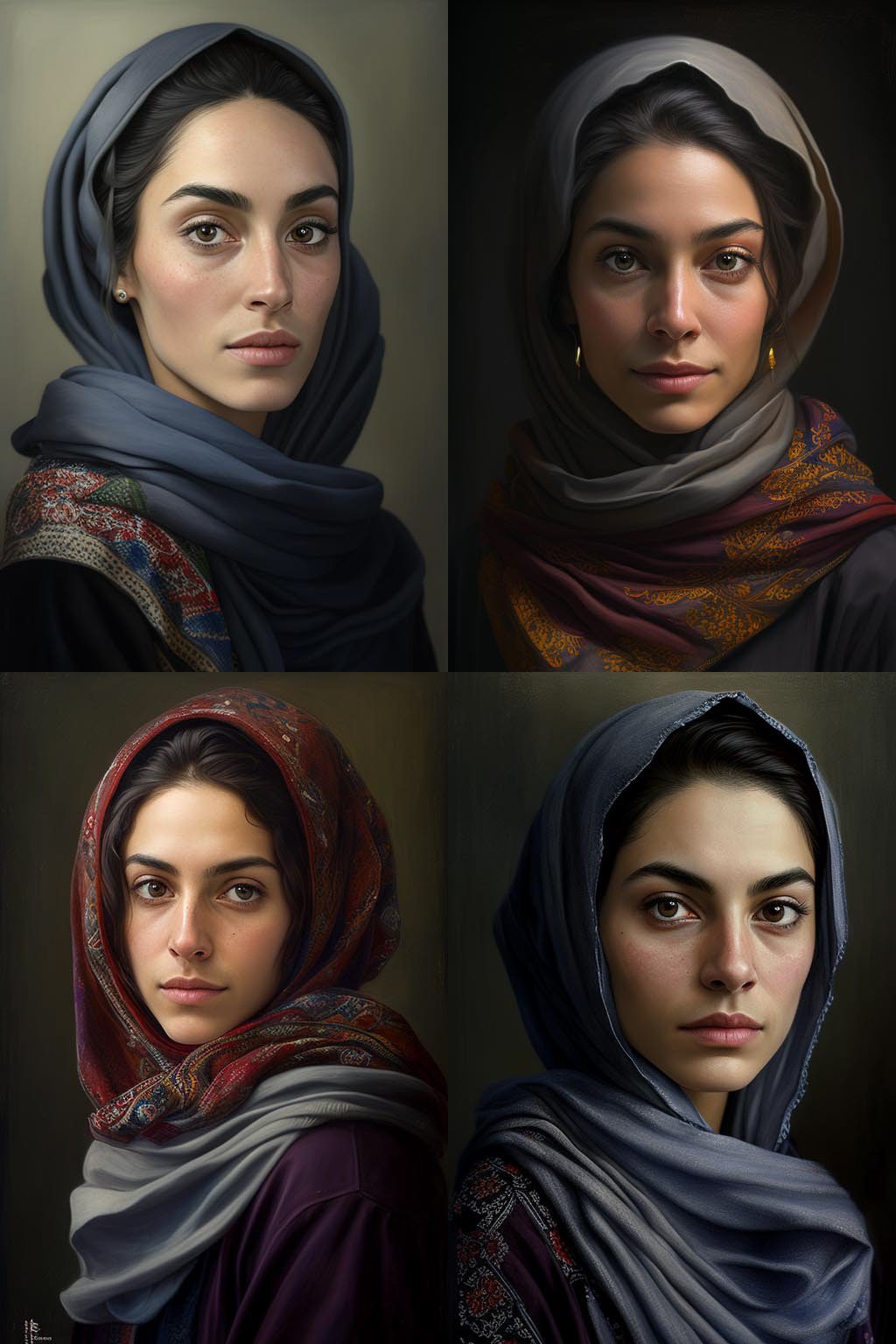 portrait, iranian