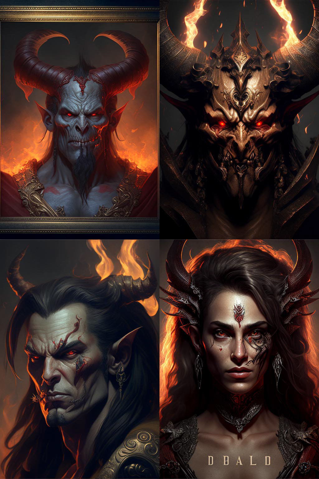 portrait, Diablo Style