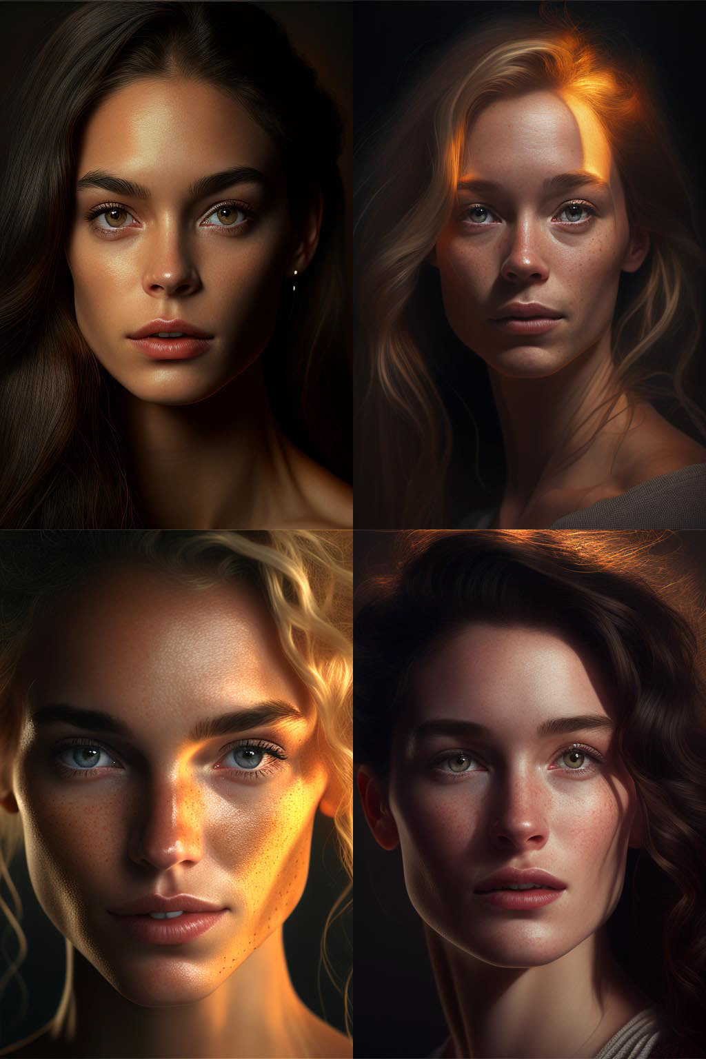 portrait, Scattering Lighting