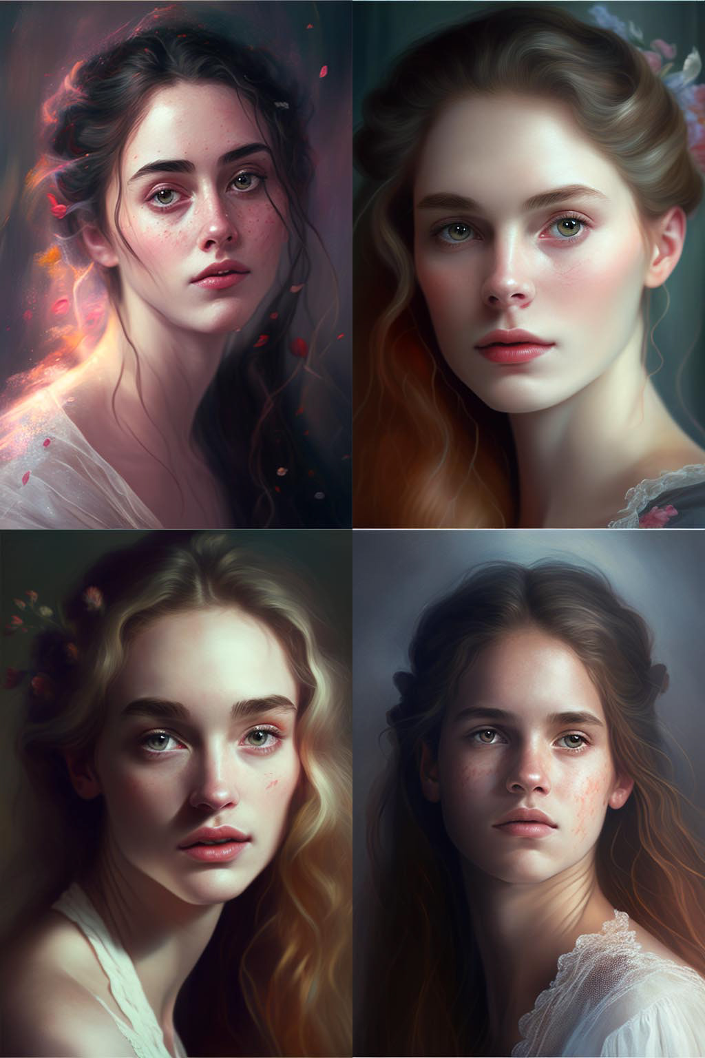 portrait, dreamy