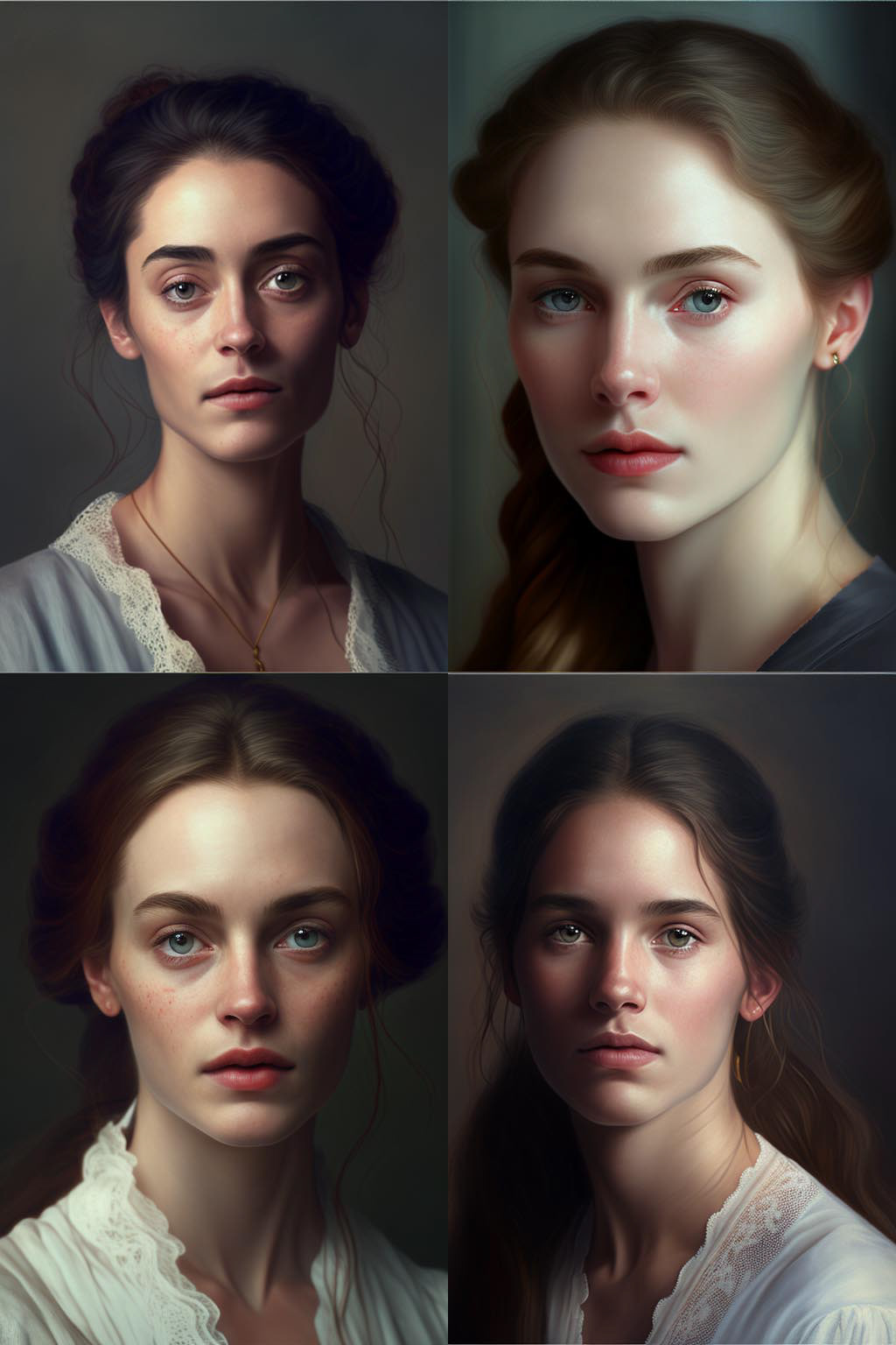 portrait, serene