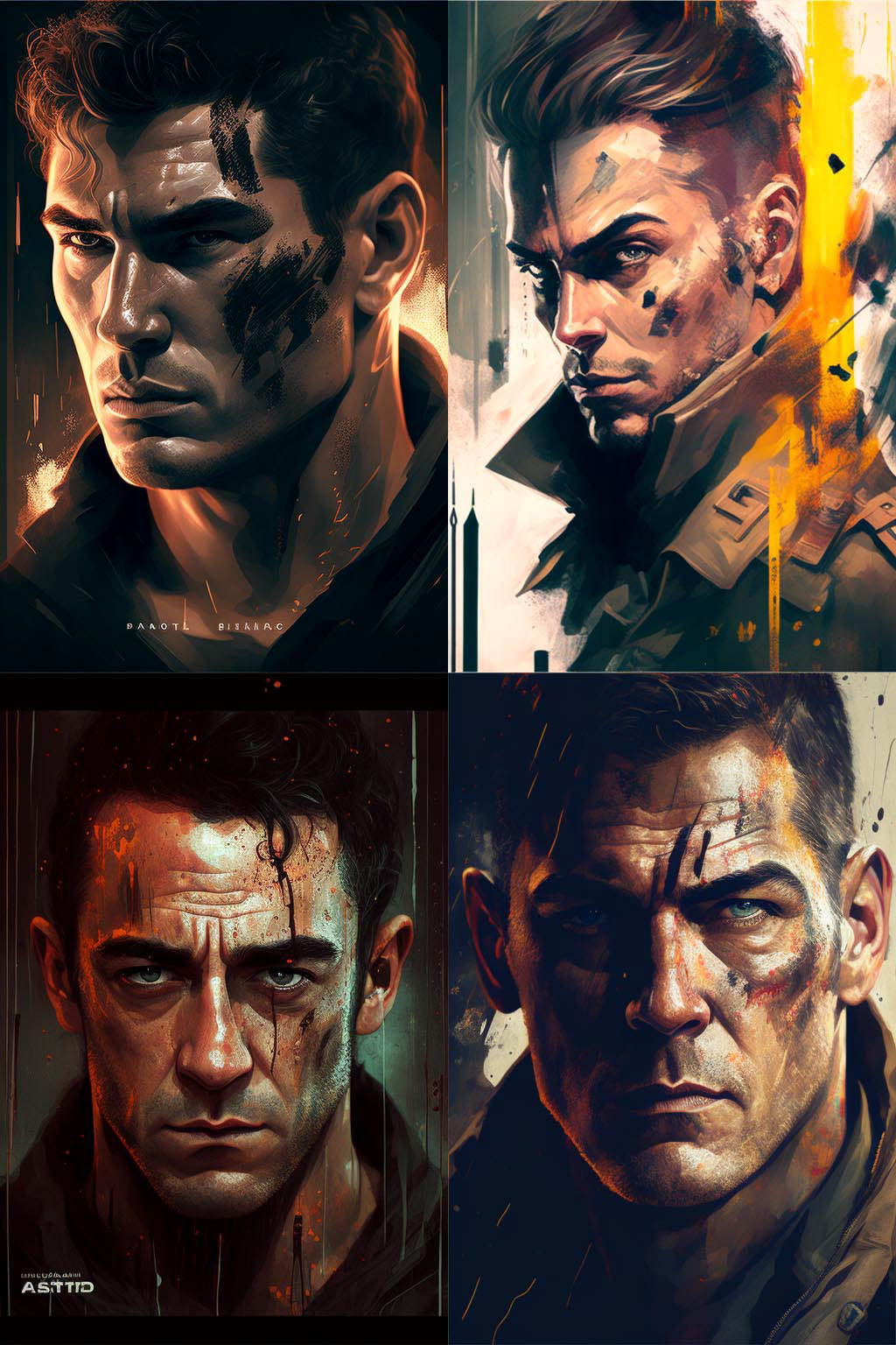 portrait, Action thriller