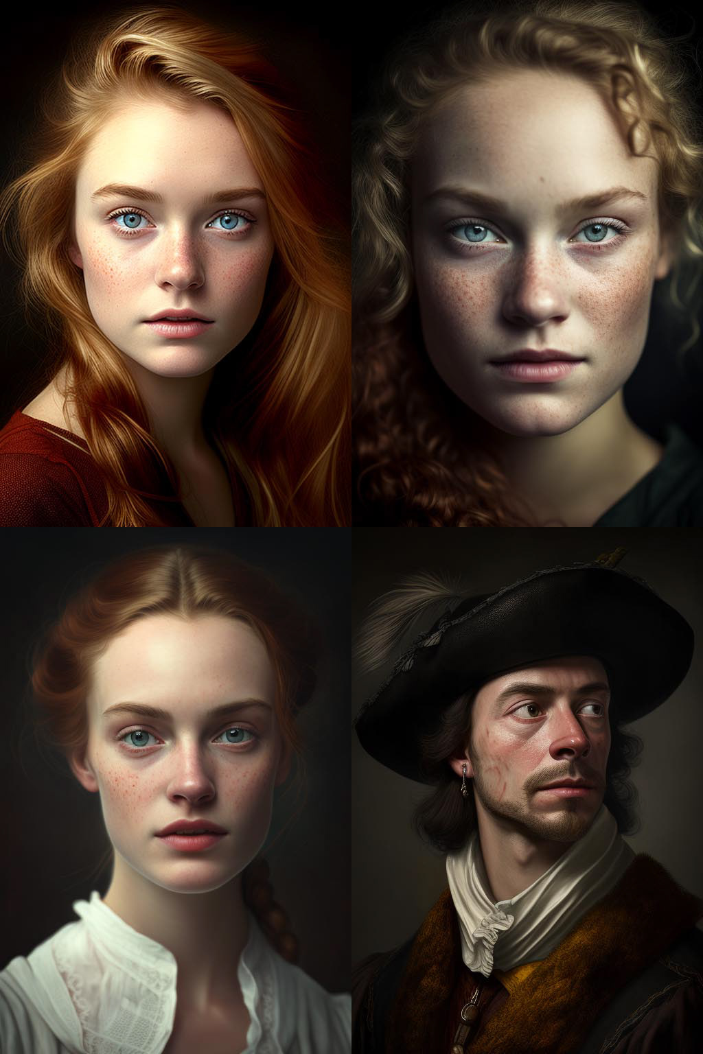 Portrait, dutch angle shot