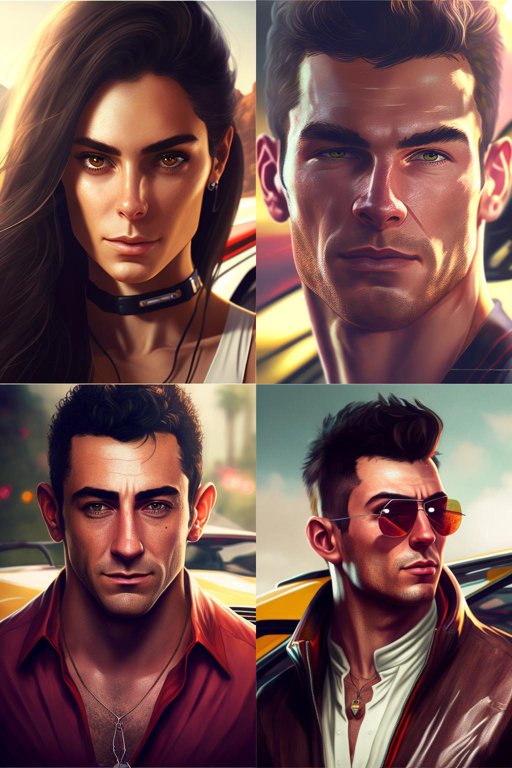 portrait, Forza Horizon Style