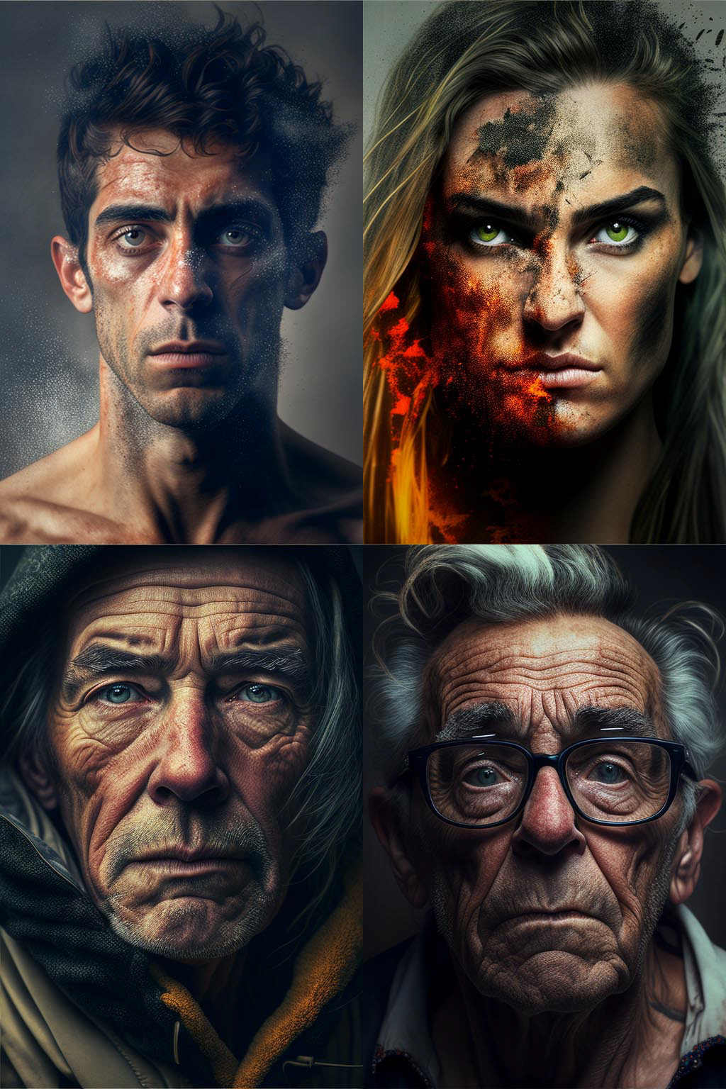 portrait, extreme