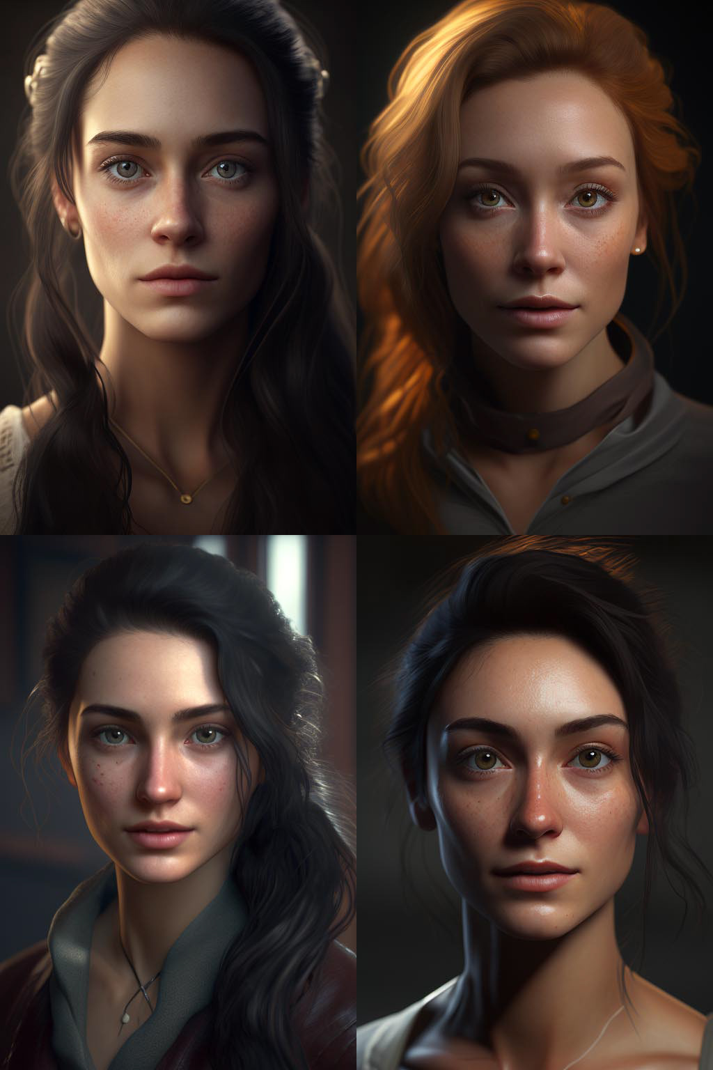 Portrait, unreal engine