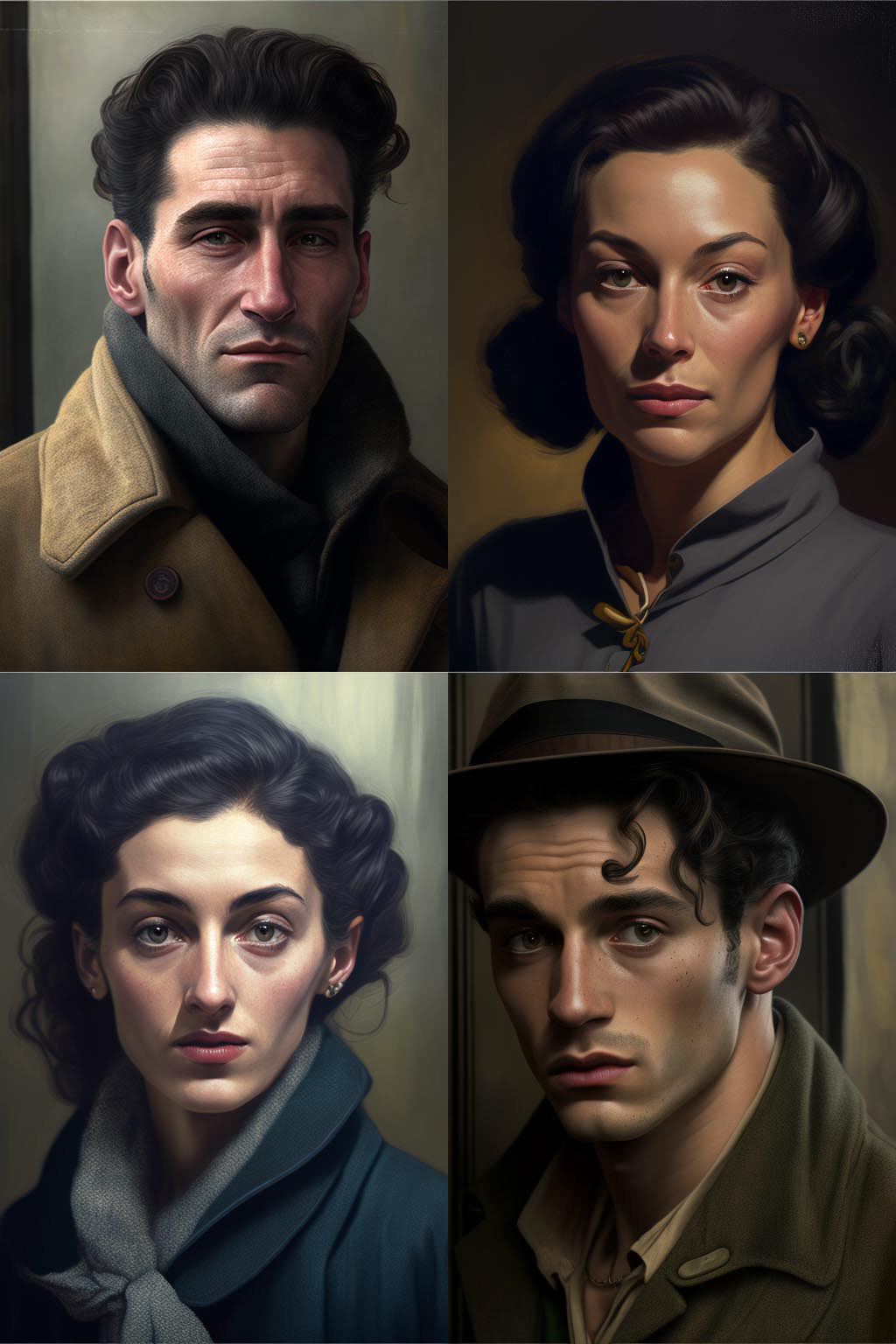 portrait, Italian neorealism