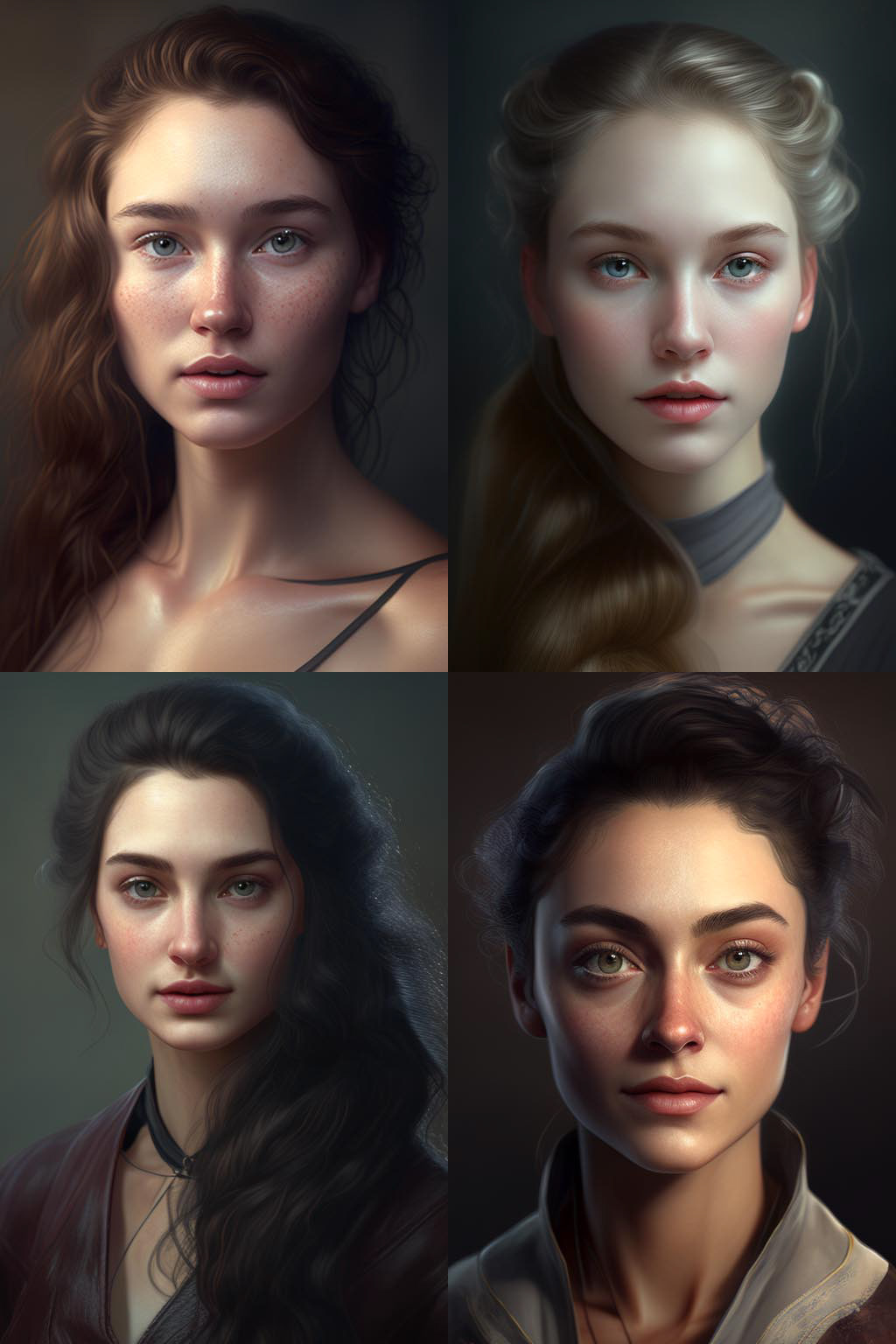 Portrait, Silicon Render
