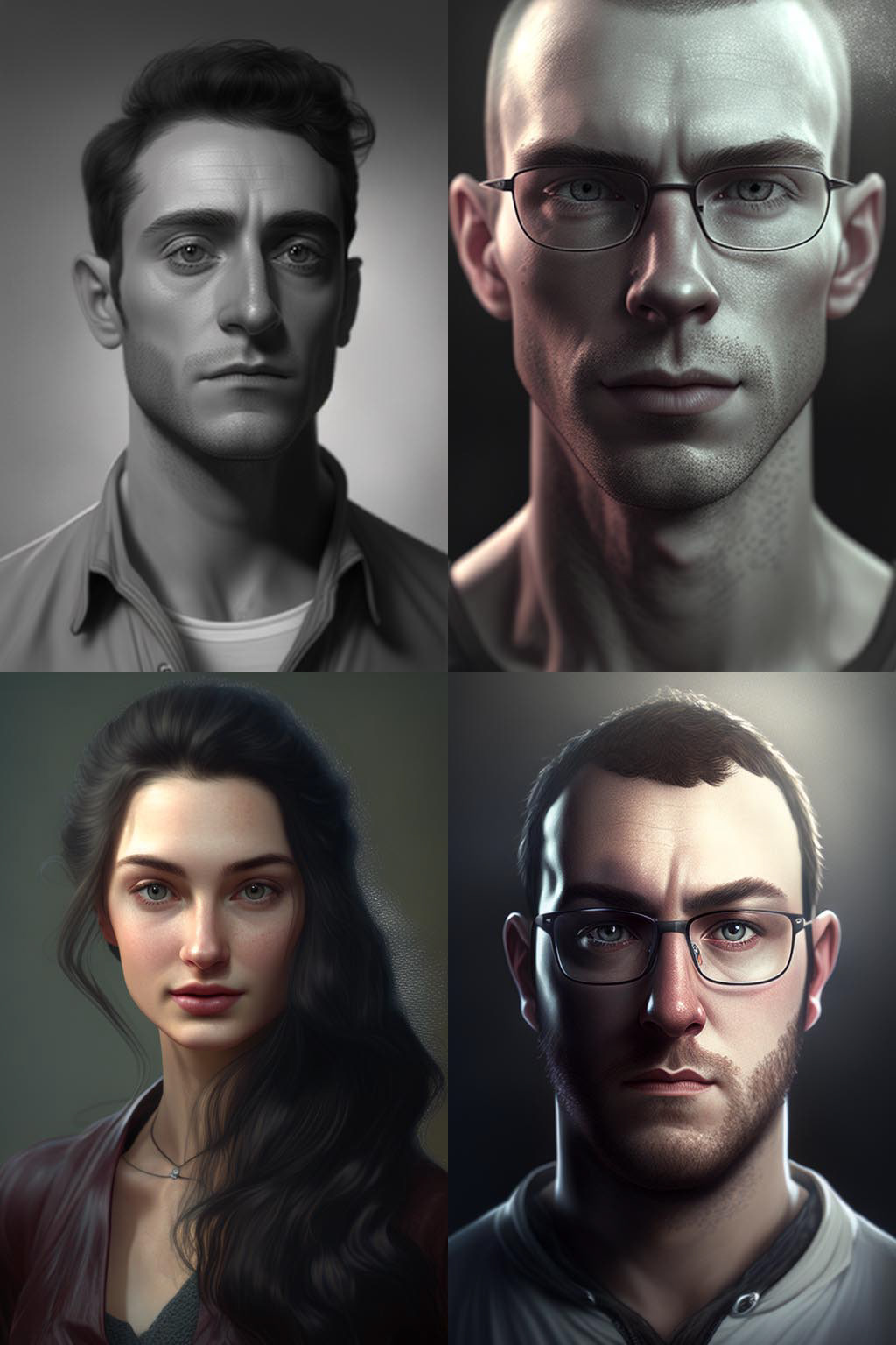 Portrait, MentalRay Render