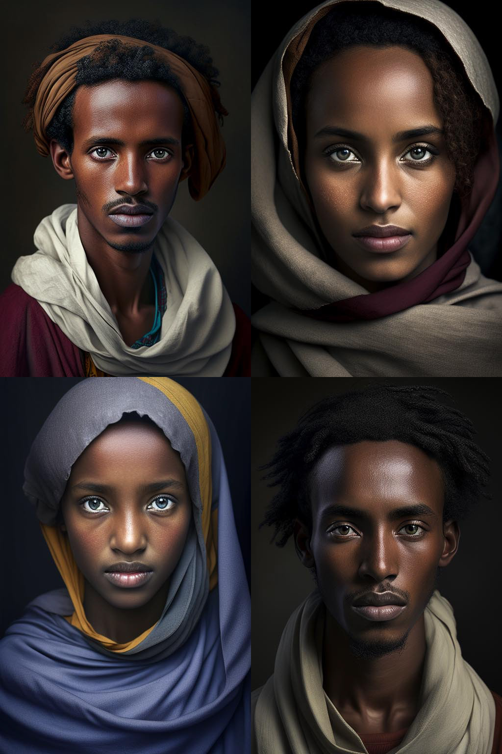 portrait, somalian