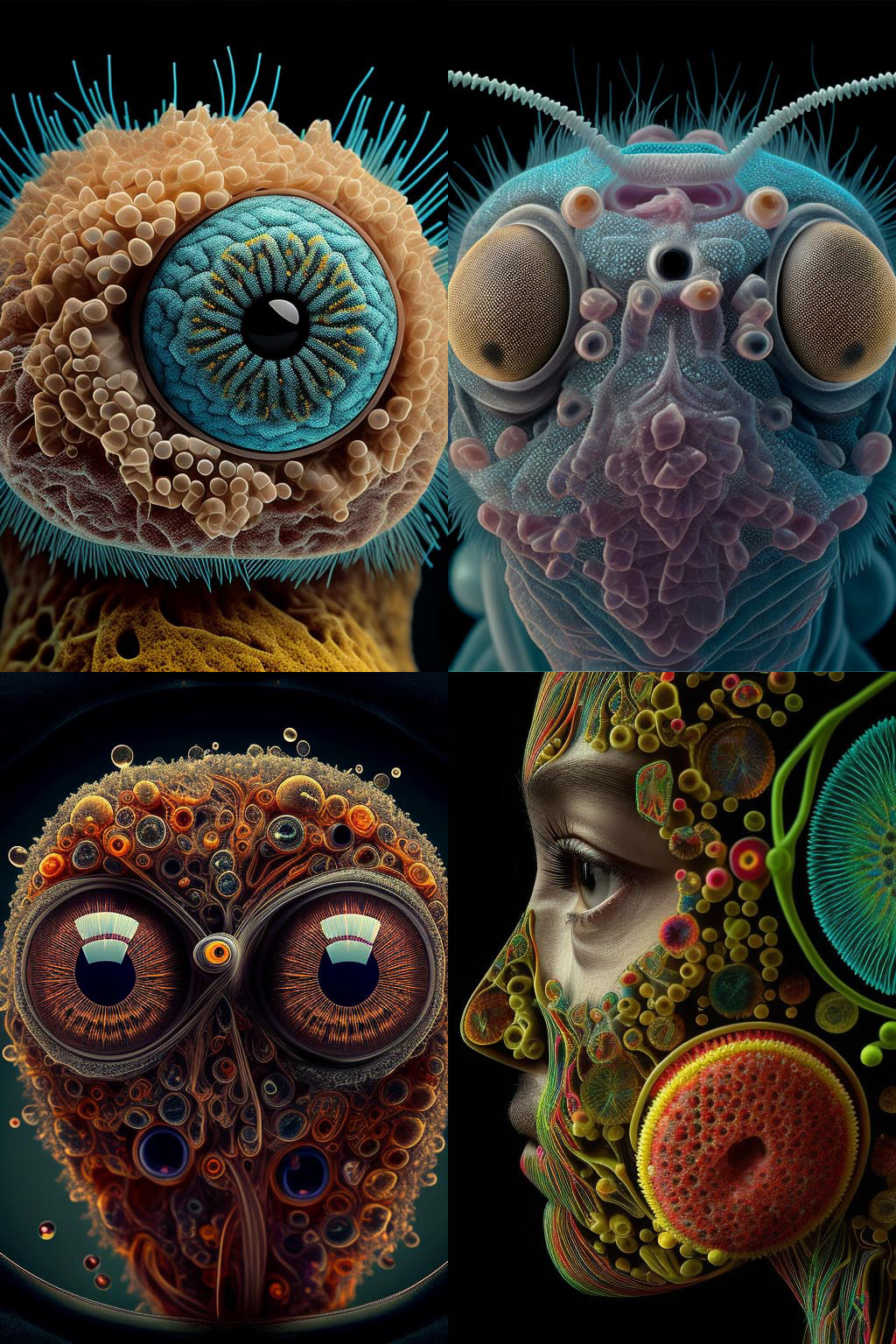 portrait, Microscopic