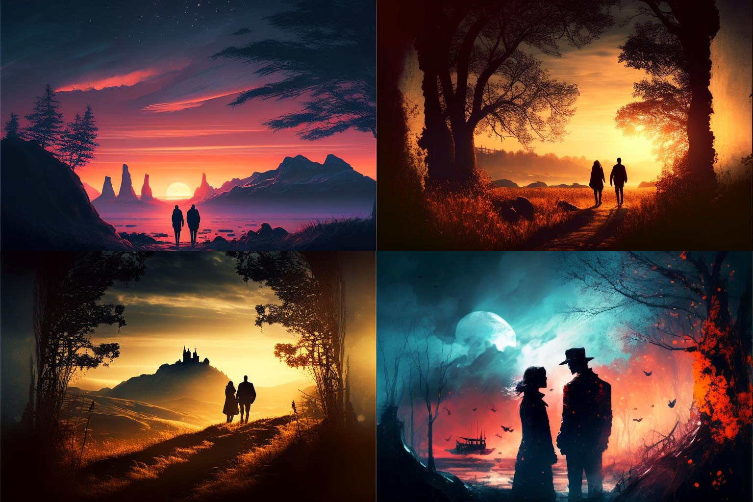 landscape, Romance thriller