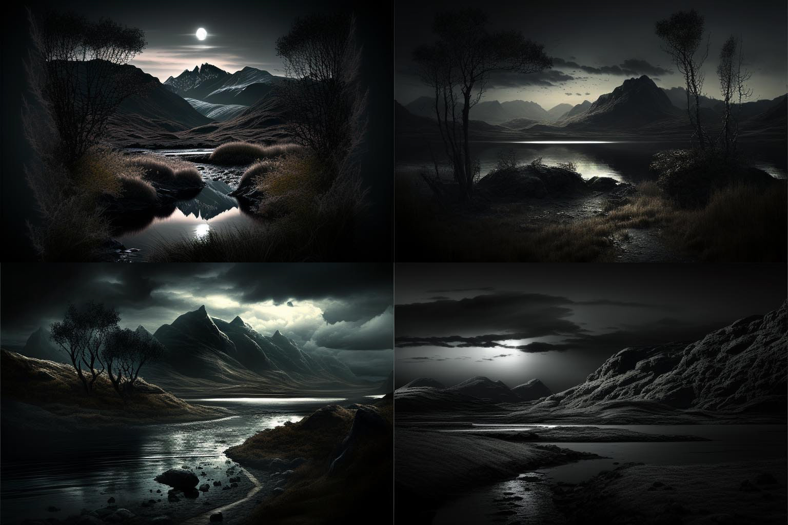 landscape, dark