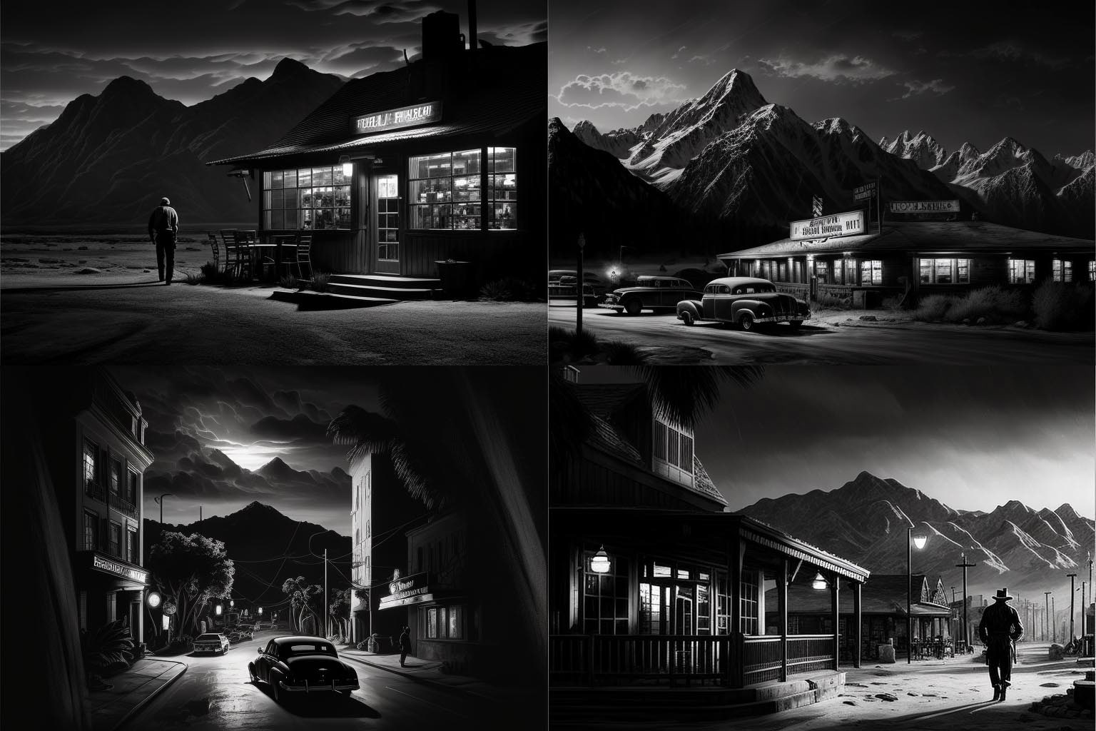 landscape, film noir