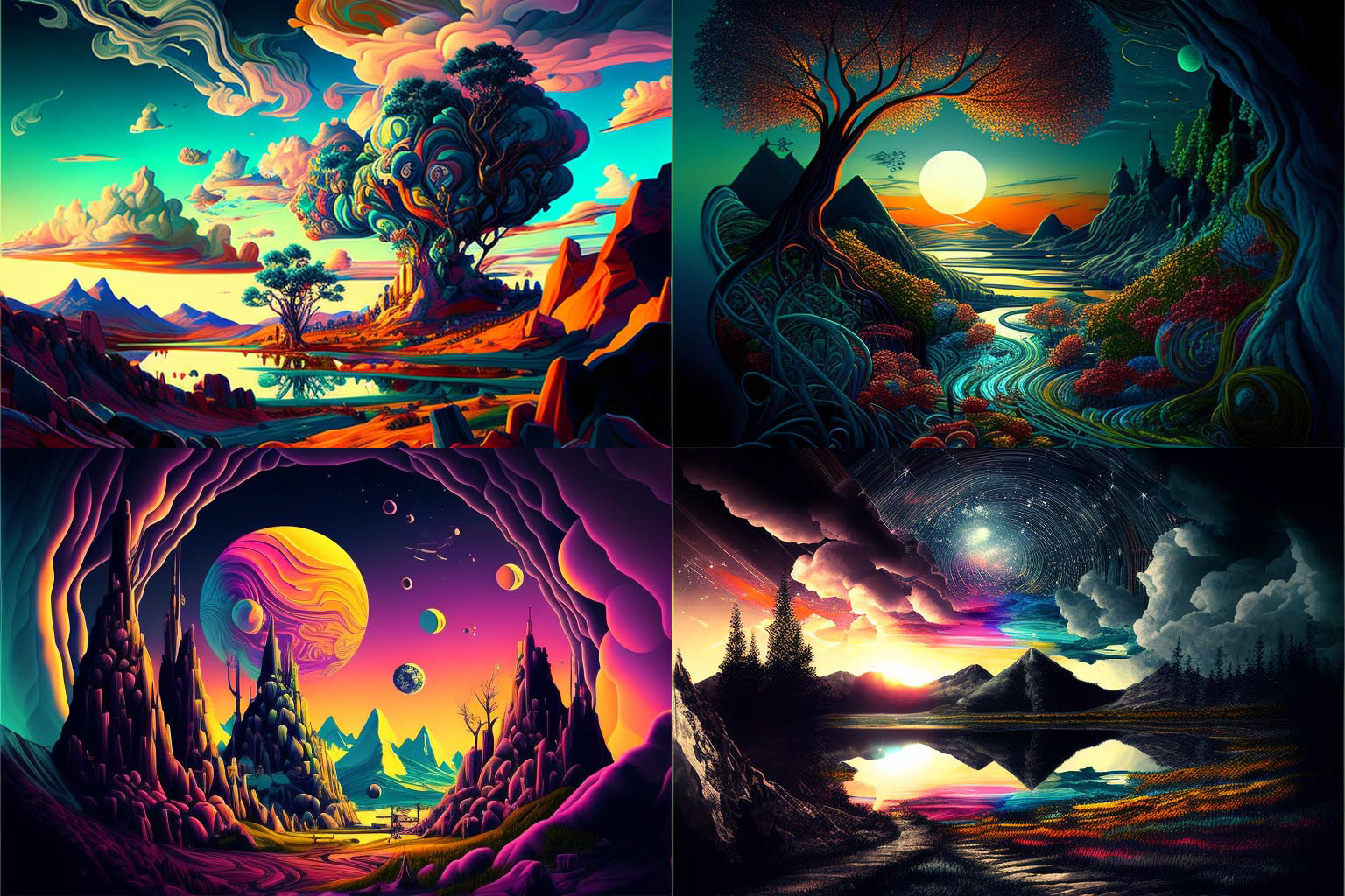 landscape, Cyberdelic