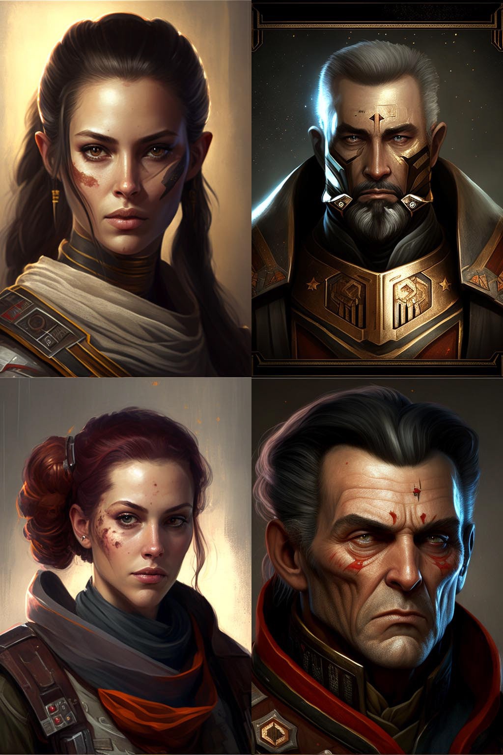 portrait, Star Wars The Old Republic Style