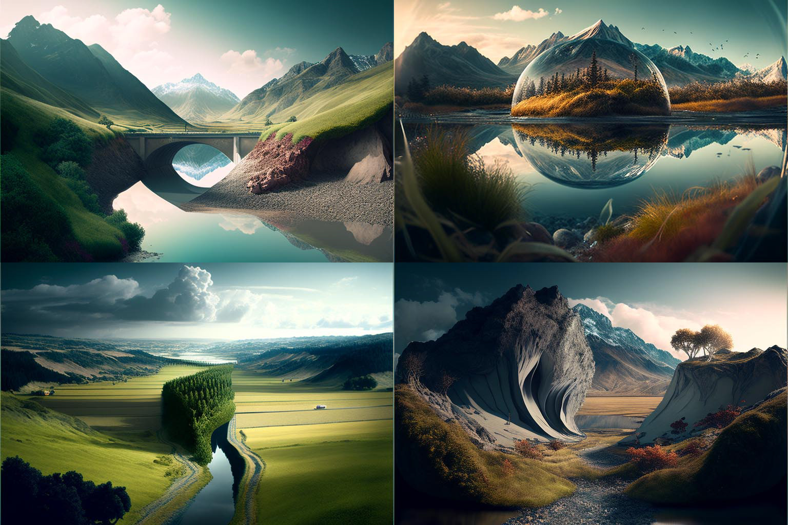 landscape, Hyper Real