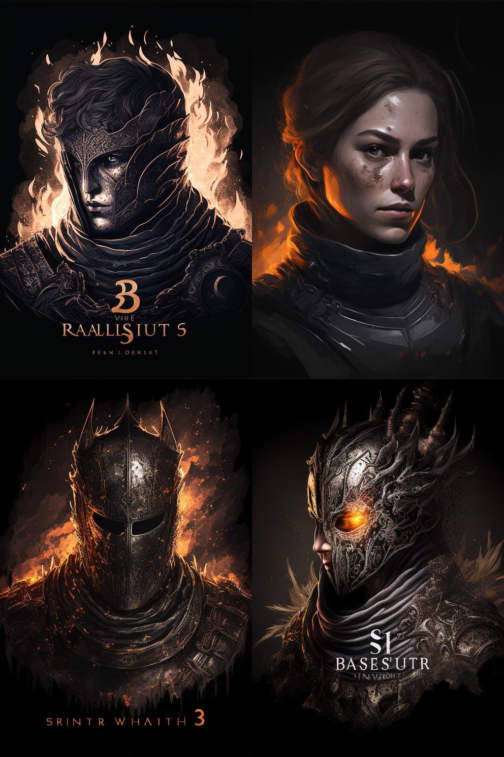 portrait, Dark Souls 3 Style