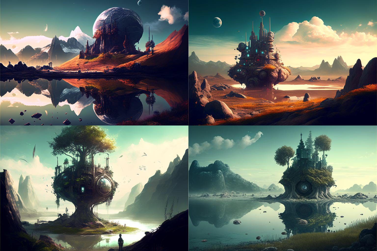 landscape, Aetherpunk