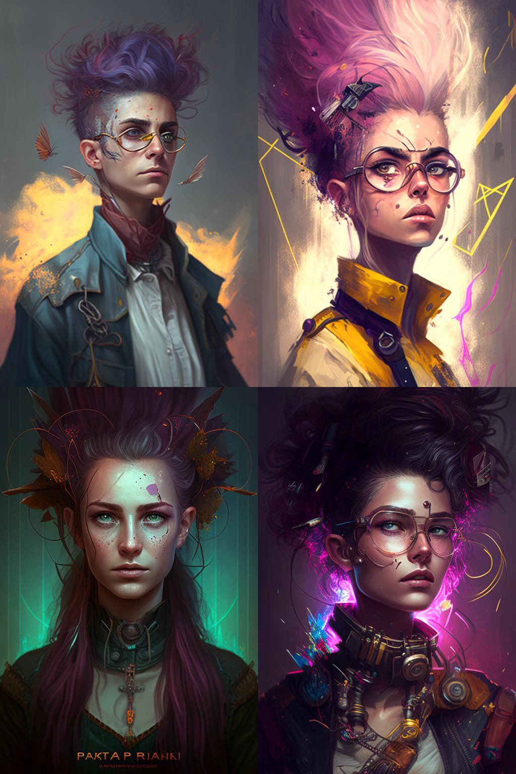 Portrait, Magicpunk