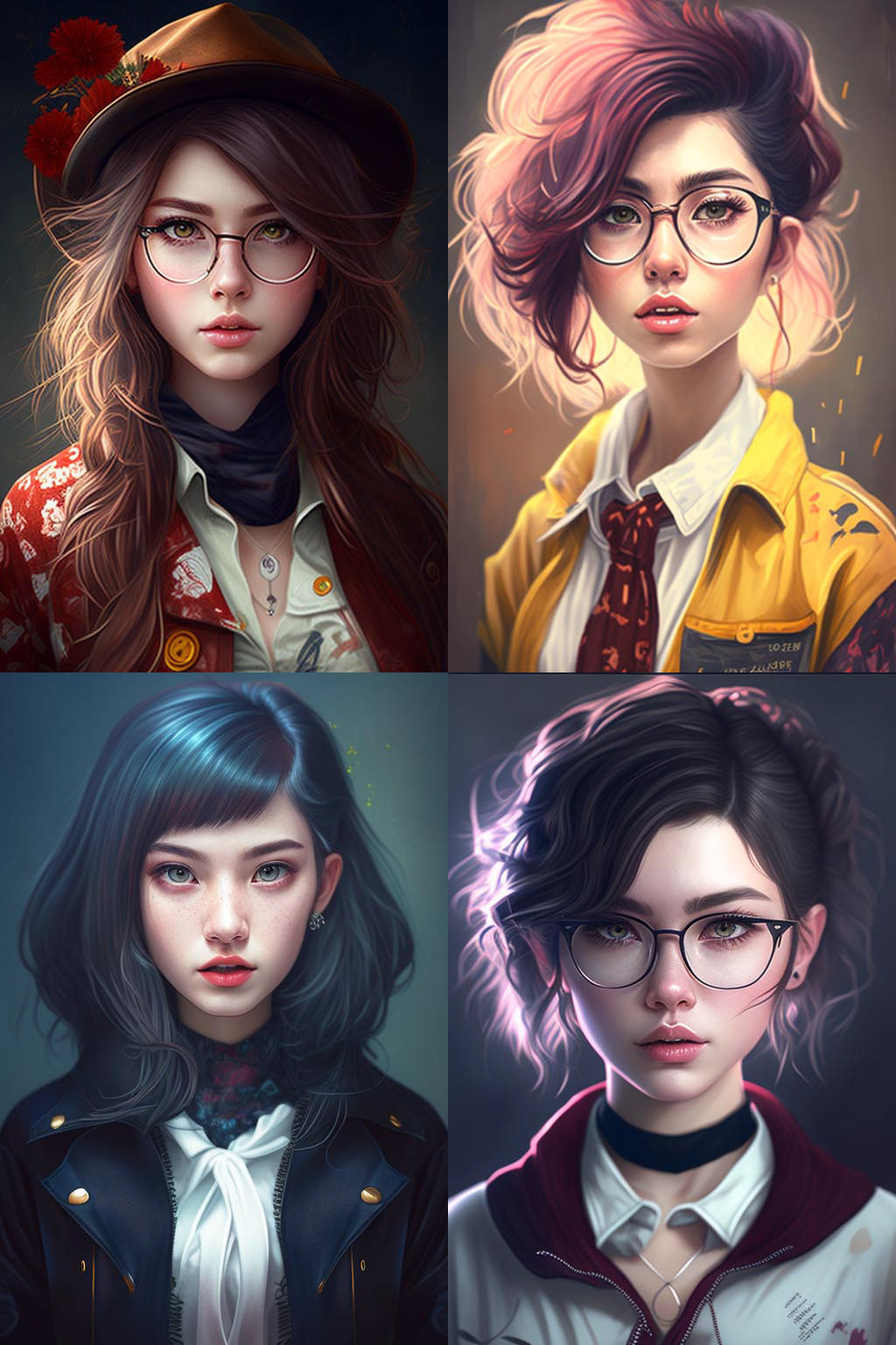 Portrait, Otaku fashion style