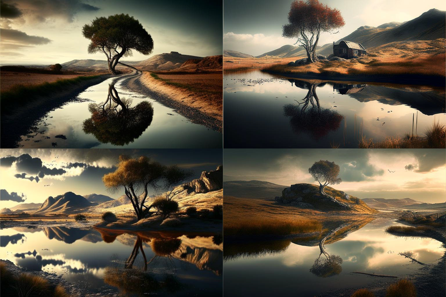 landscape, Pictureflectionalisticness