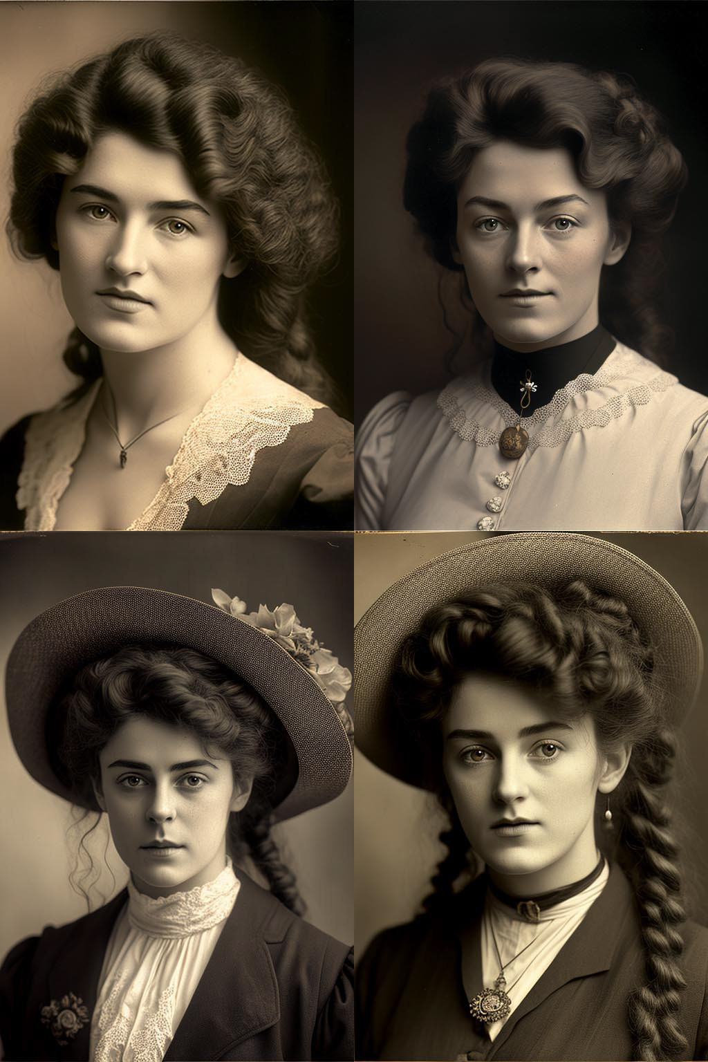 portrait, 1900s photography