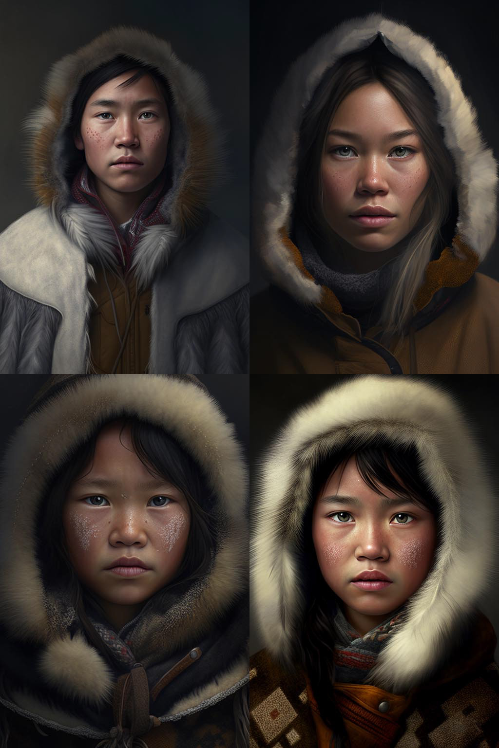portrait, eskimo