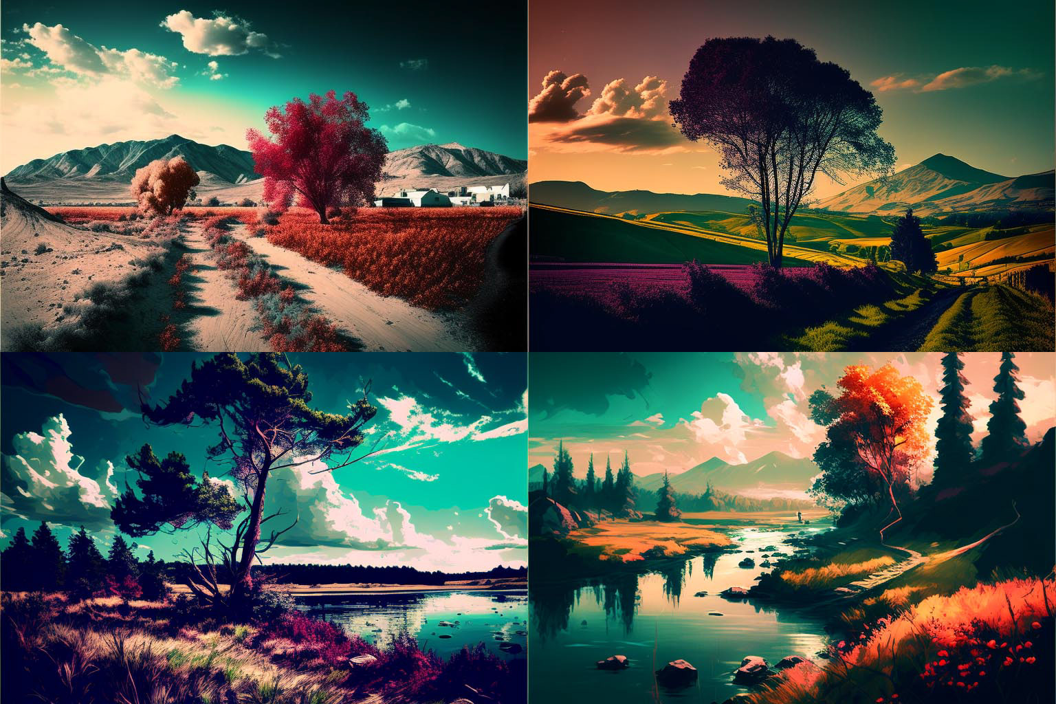 landscape, Cinecolor