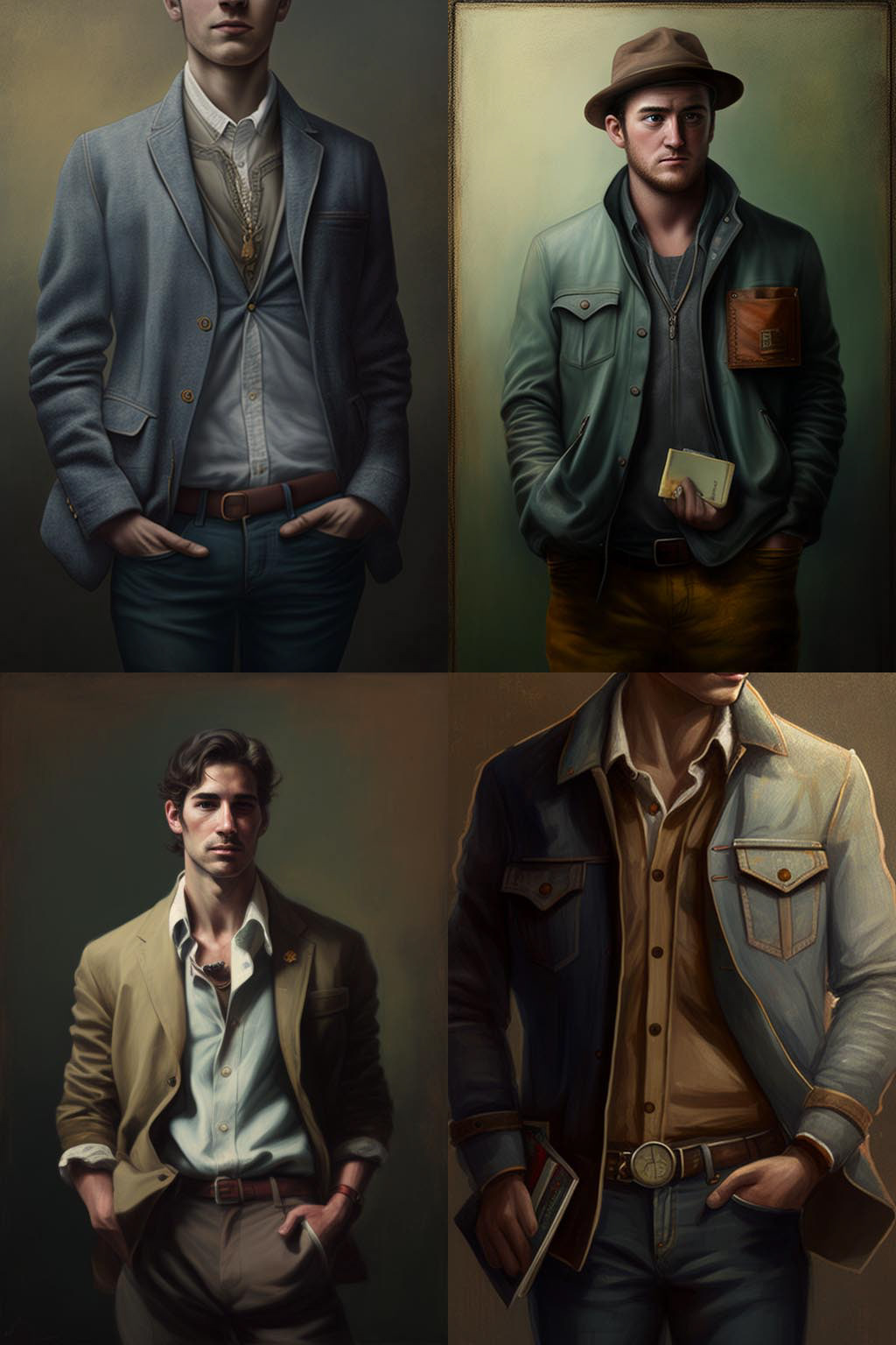 Portrait, One Hand in Pocket