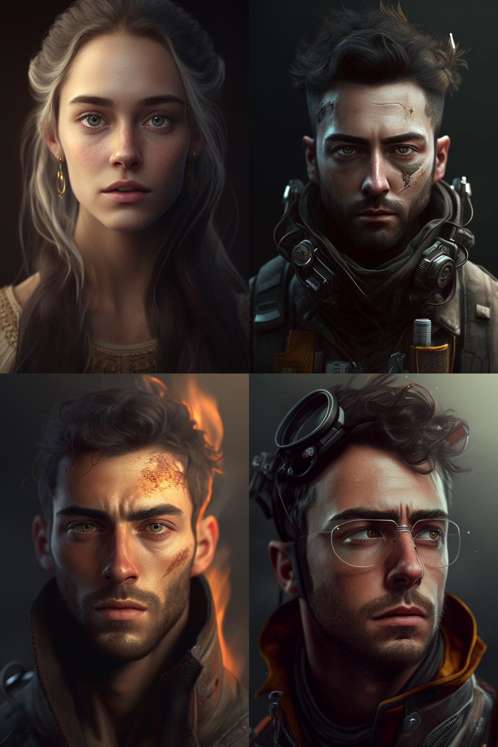 Portrait, octane render