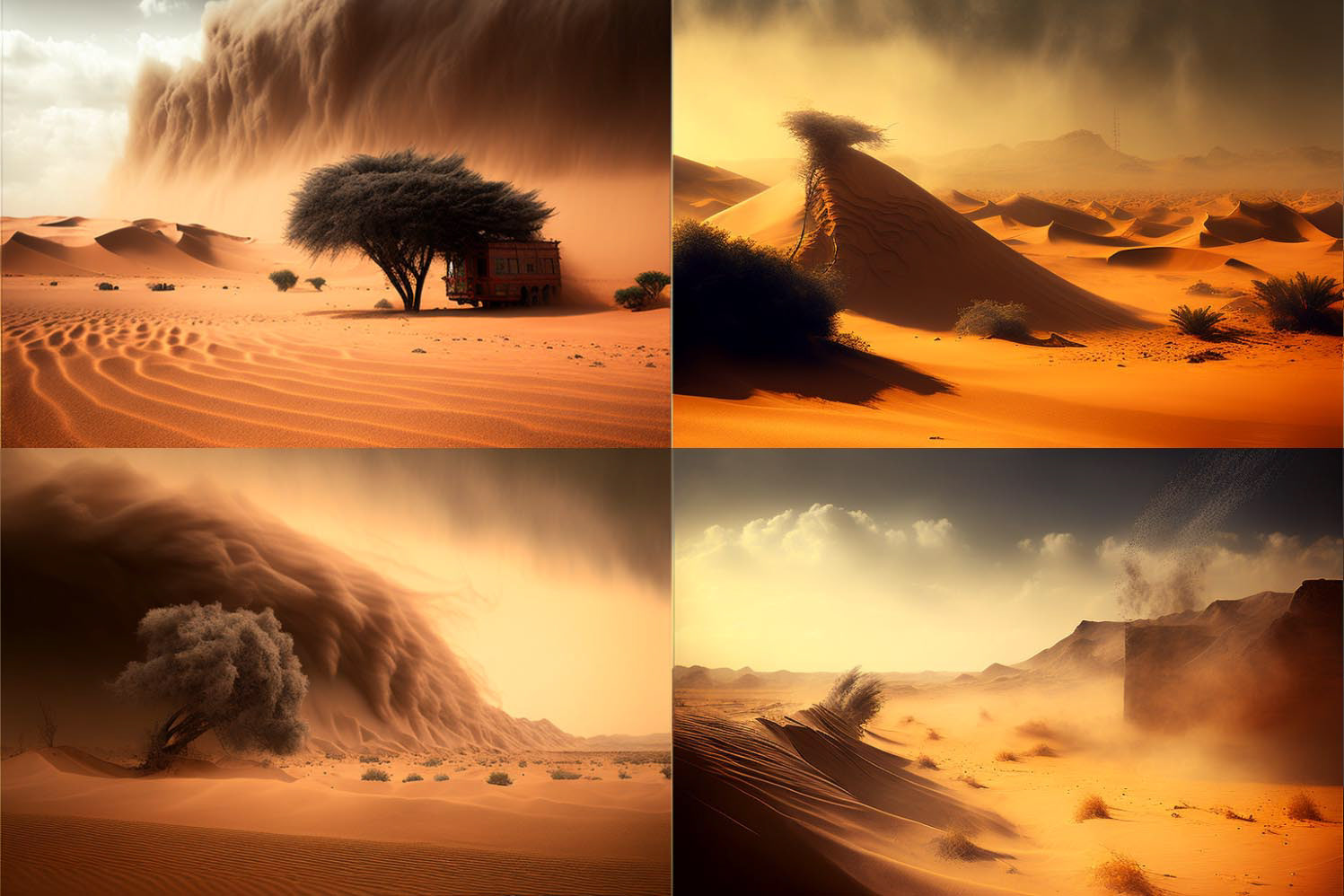 Landscape, Sandstorm