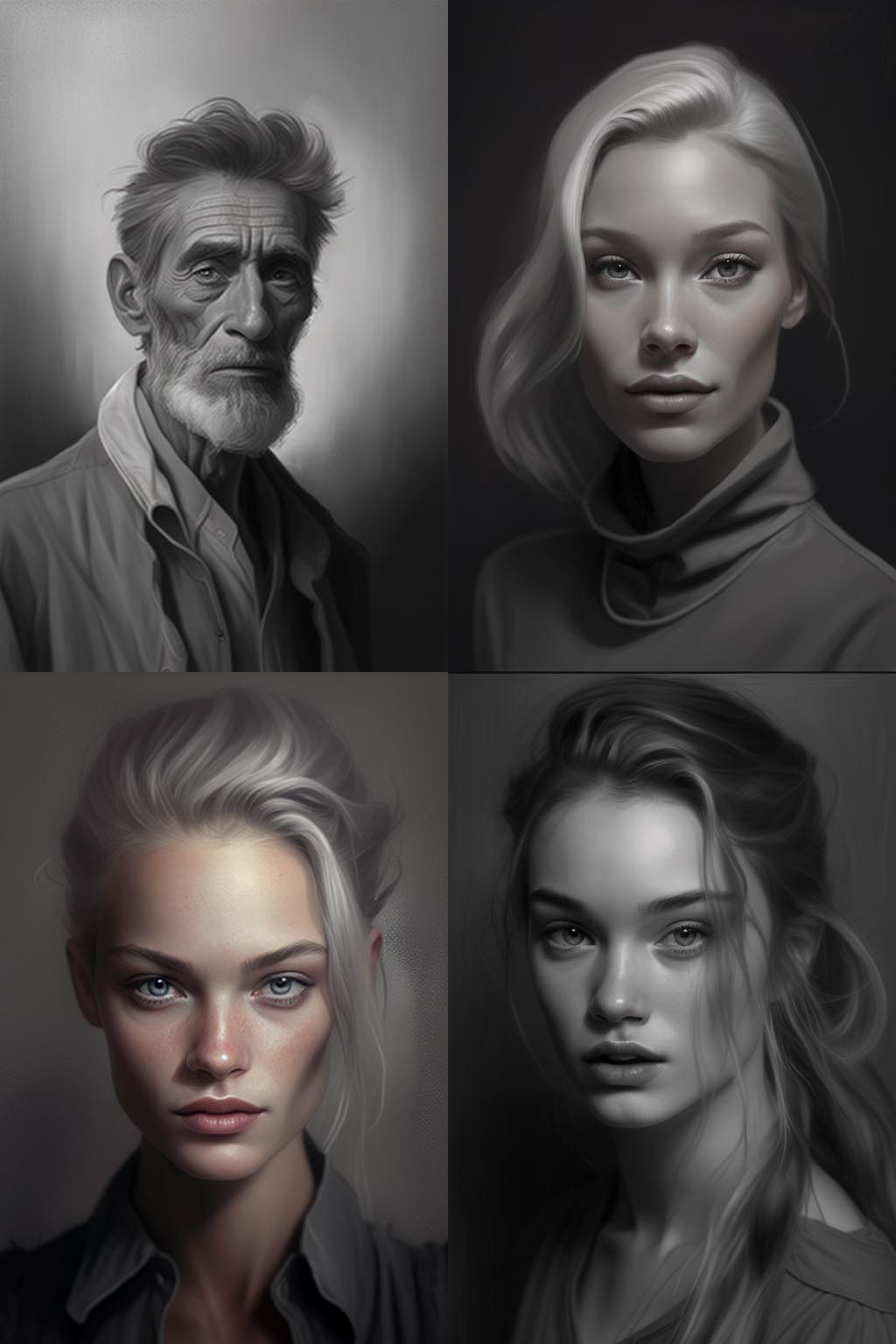 Portrait, grey