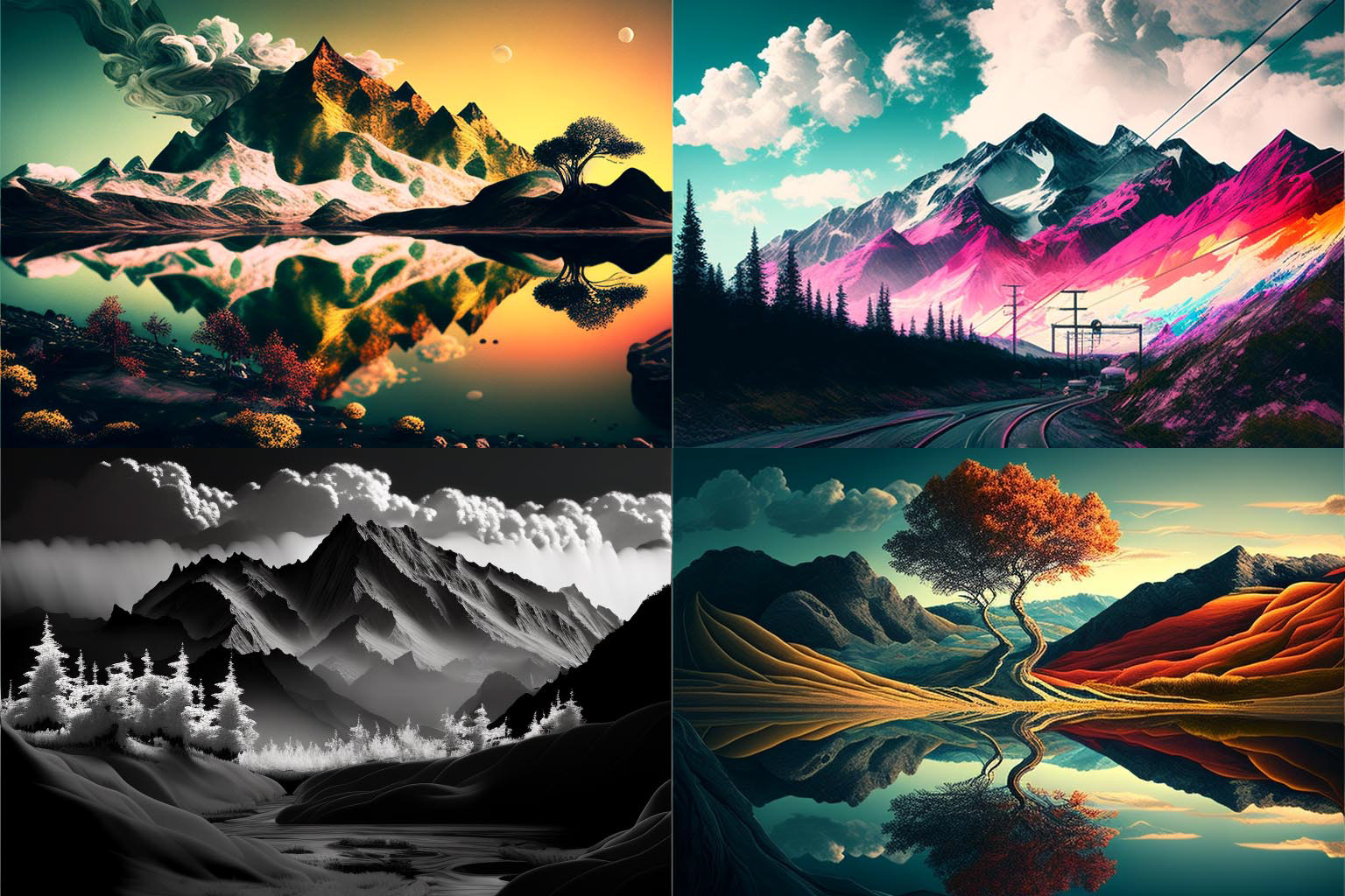 landscape, Chromaticonographicalness